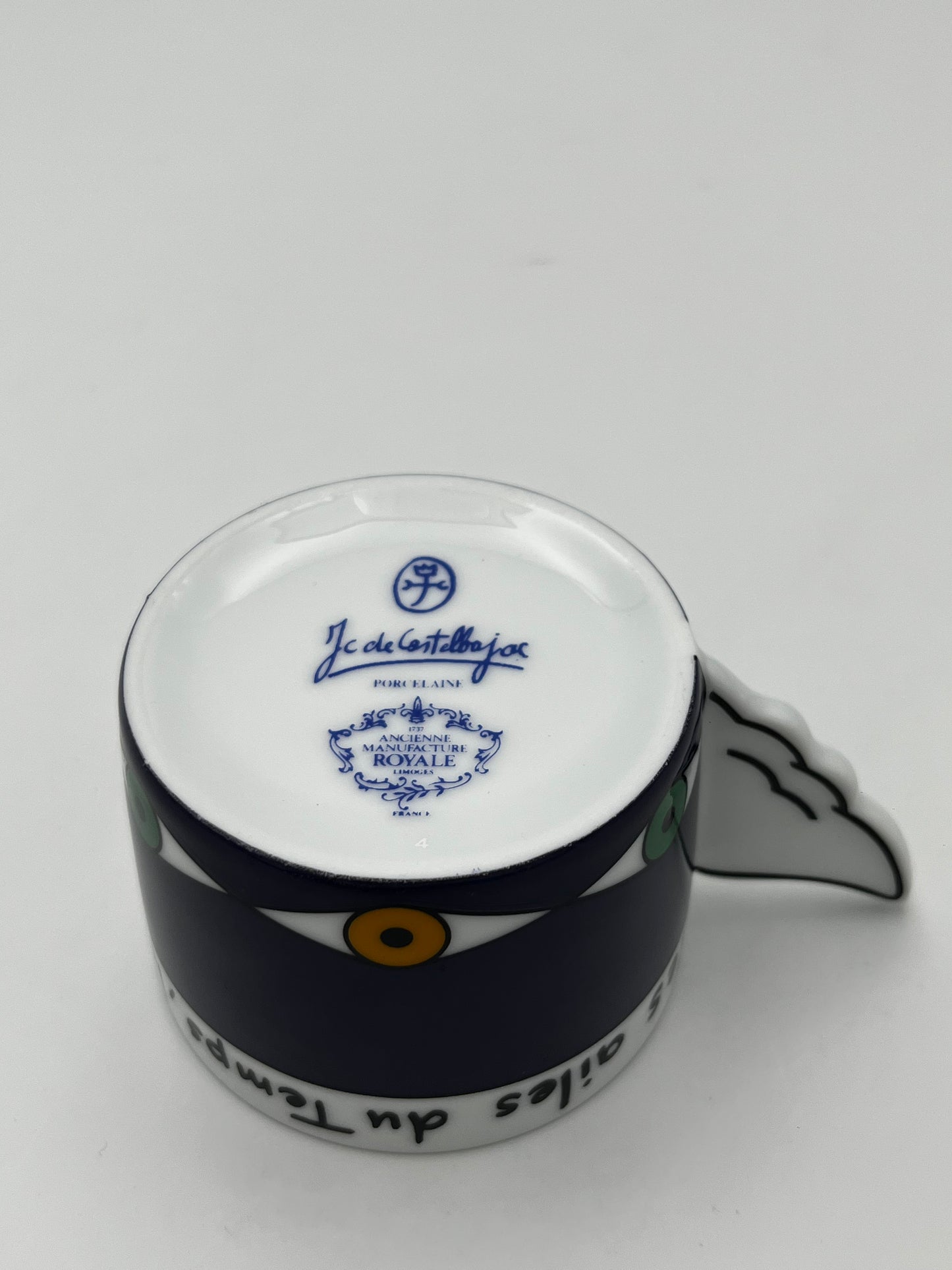 Set à Café "Les ailes du temps", Ancienne Manufacture royale, J-C de Castelbajac, 1995