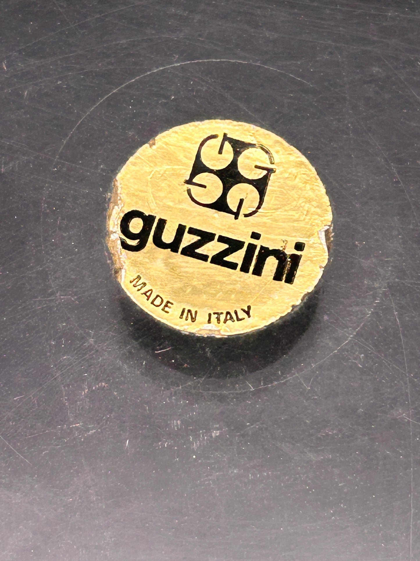 Cendrier en inox et plexiglass, Fabio Manlio Ciocca, GUZZINI, 70s
