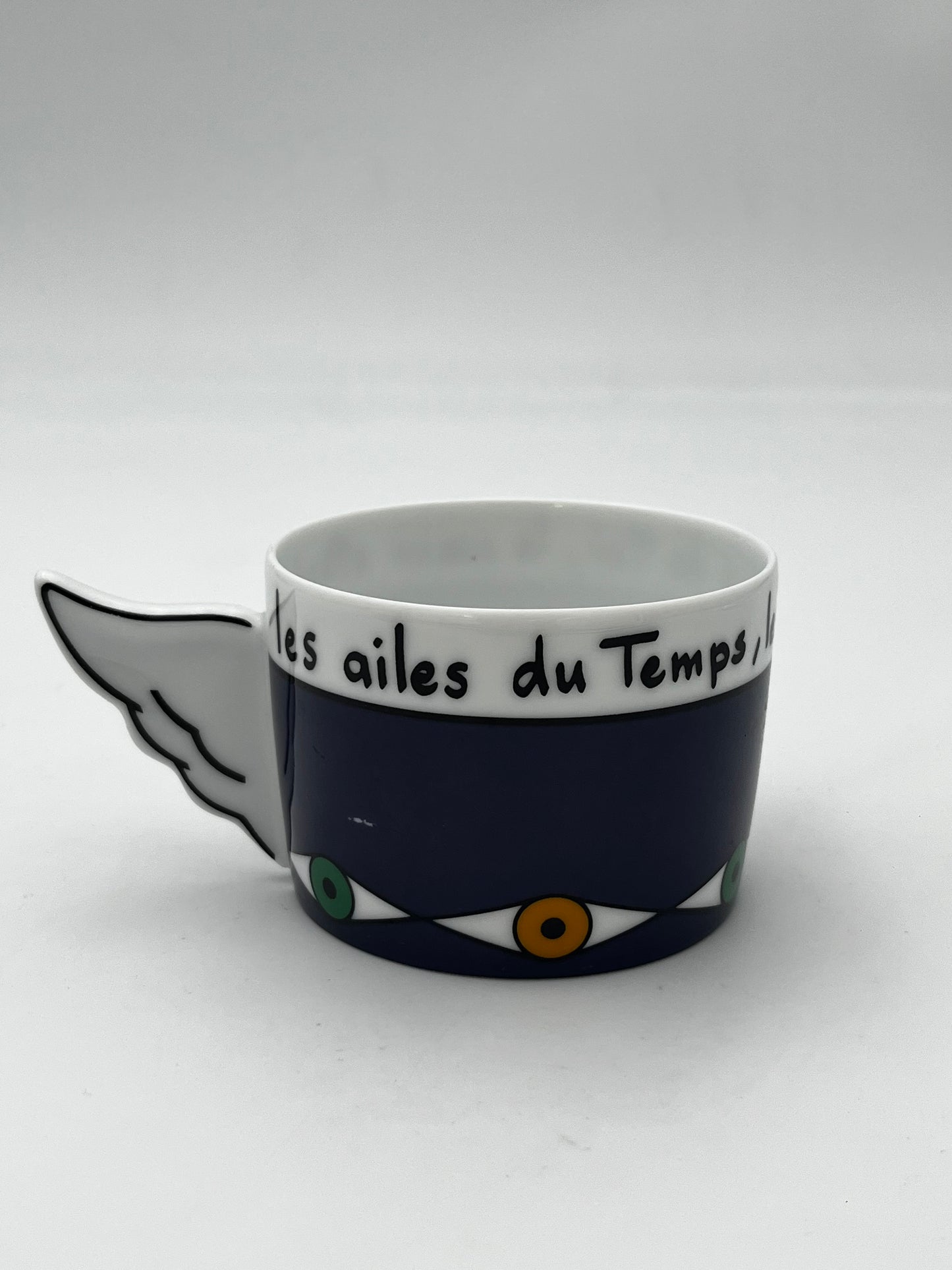 Set à Café "Les ailes du temps", Ancienne Manufacture royale, J-C de Castelbajac, 1995