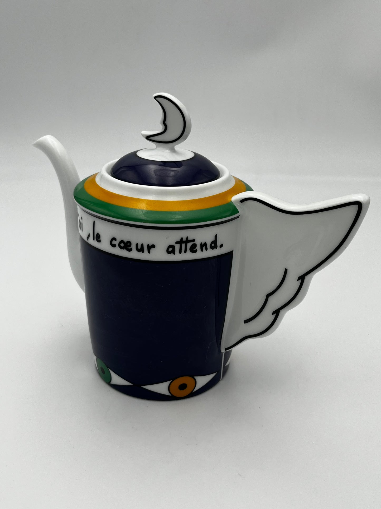 Set à Café "Les ailes du temps", Ancienne Manufacture royale, J-C de Castelbajac, 1995