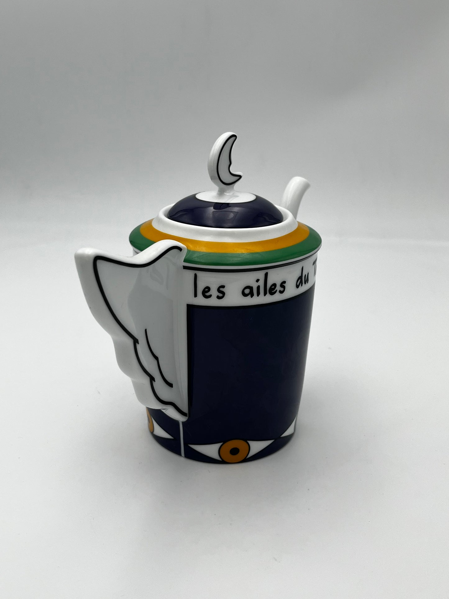 Set à Café "Les ailes du temps", Ancienne Manufacture royale, J-C de Castelbajac, 1995