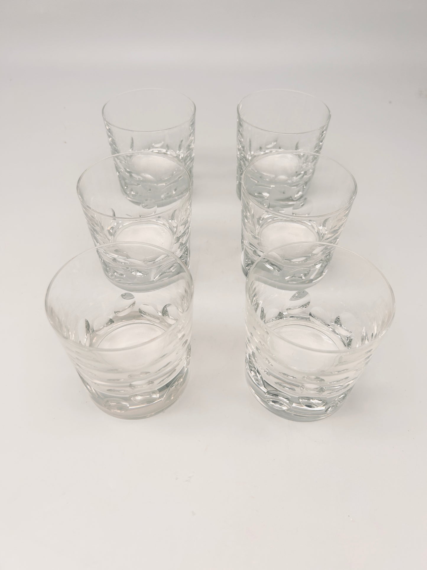 Gobelets à eau "Beluga", Savinel et Rozé, Baccarat, 2000s