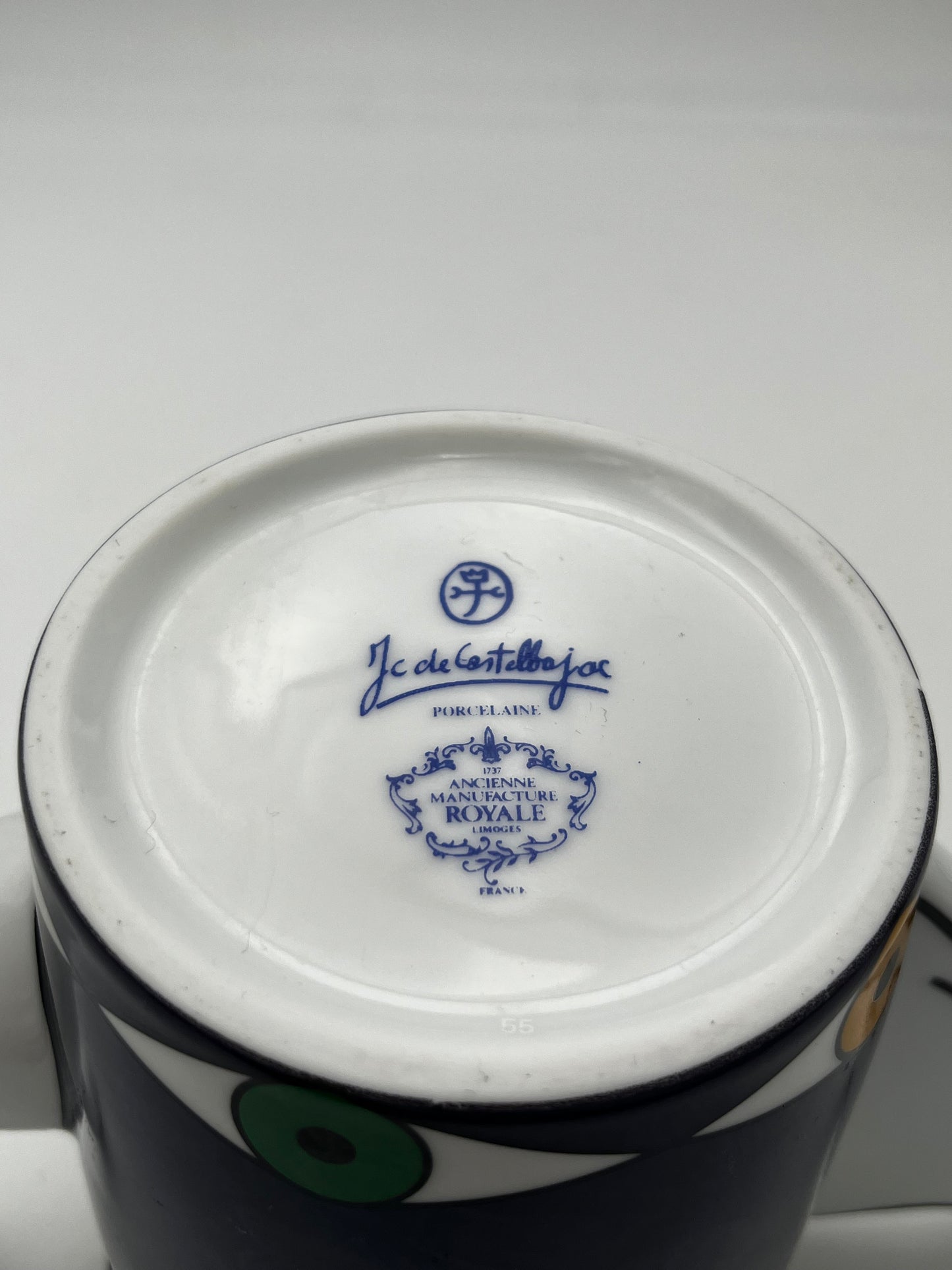 Set à Café "Les ailes du temps", Ancienne Manufacture royale, J-C de Castelbajac, 1995
