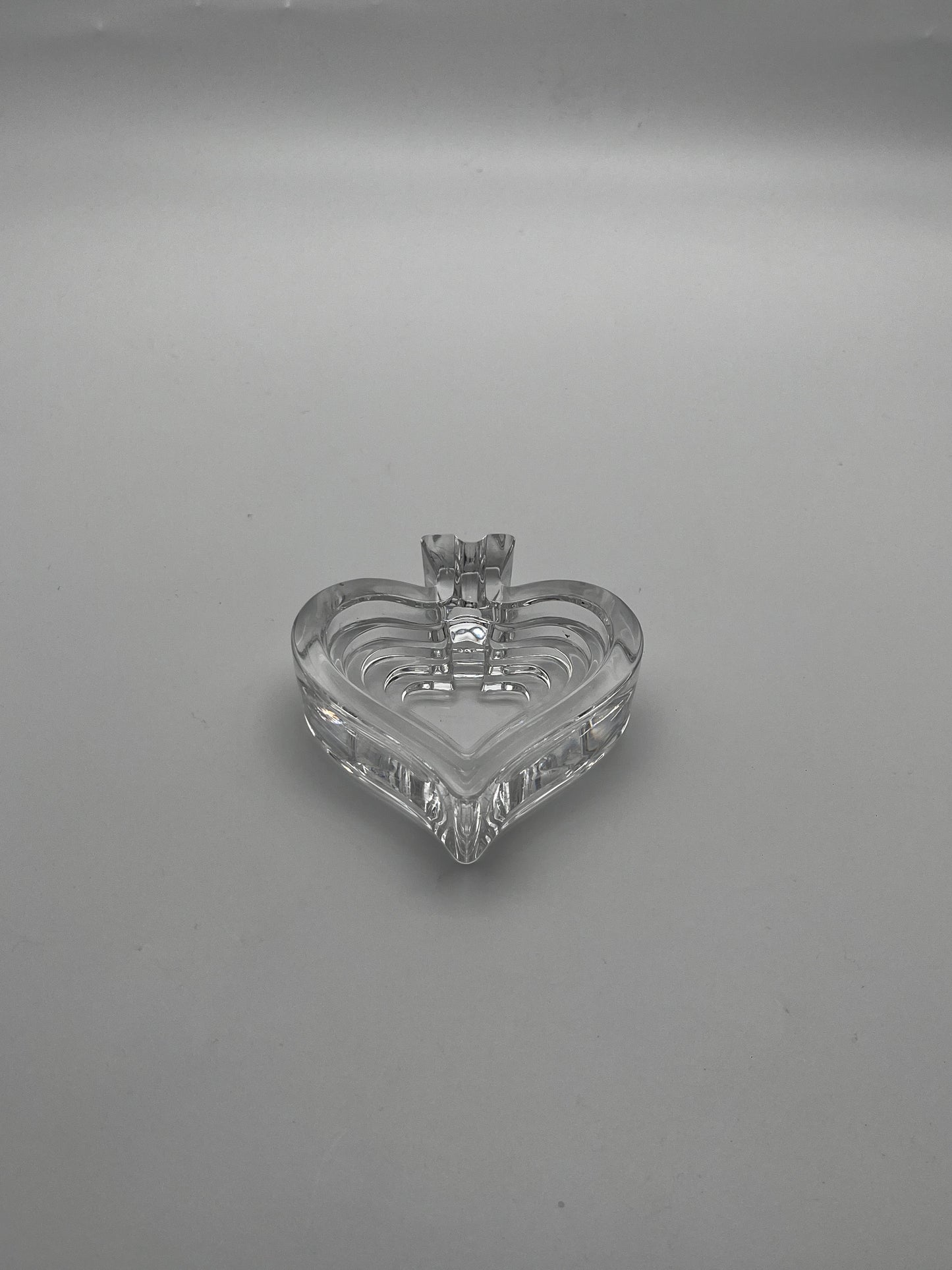 Cendrier Coeur en cristal, Catya Castel, Arnolfo Di Cambio, 70s