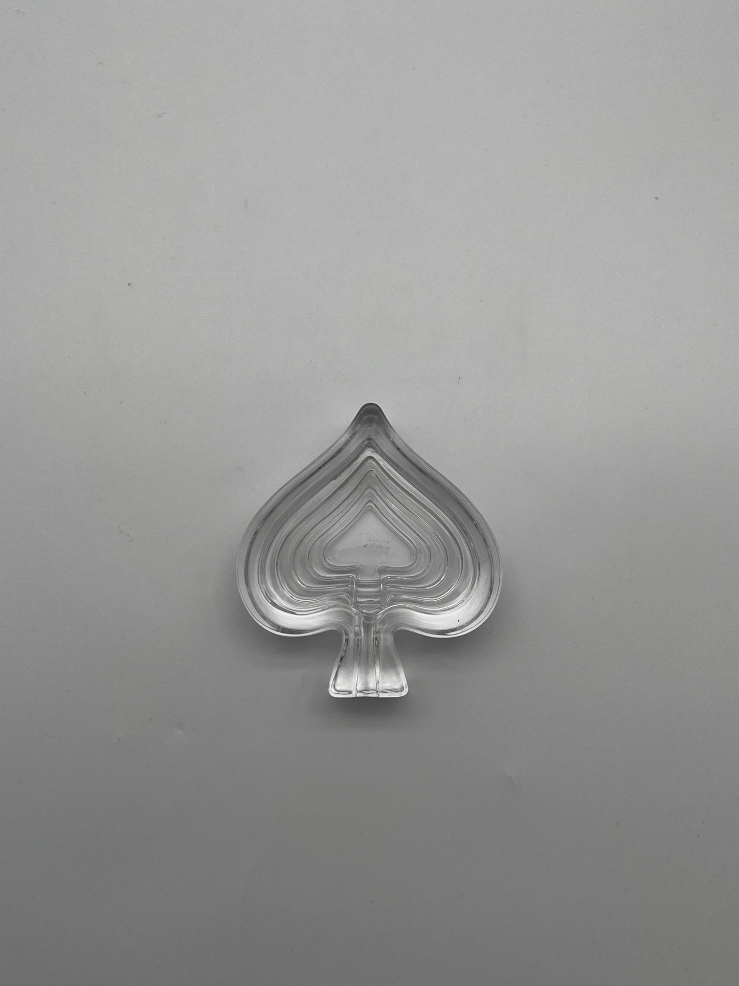Cendrier Coeur en cristal, Catya Castel, Arnolfo Di Cambio, 70s
