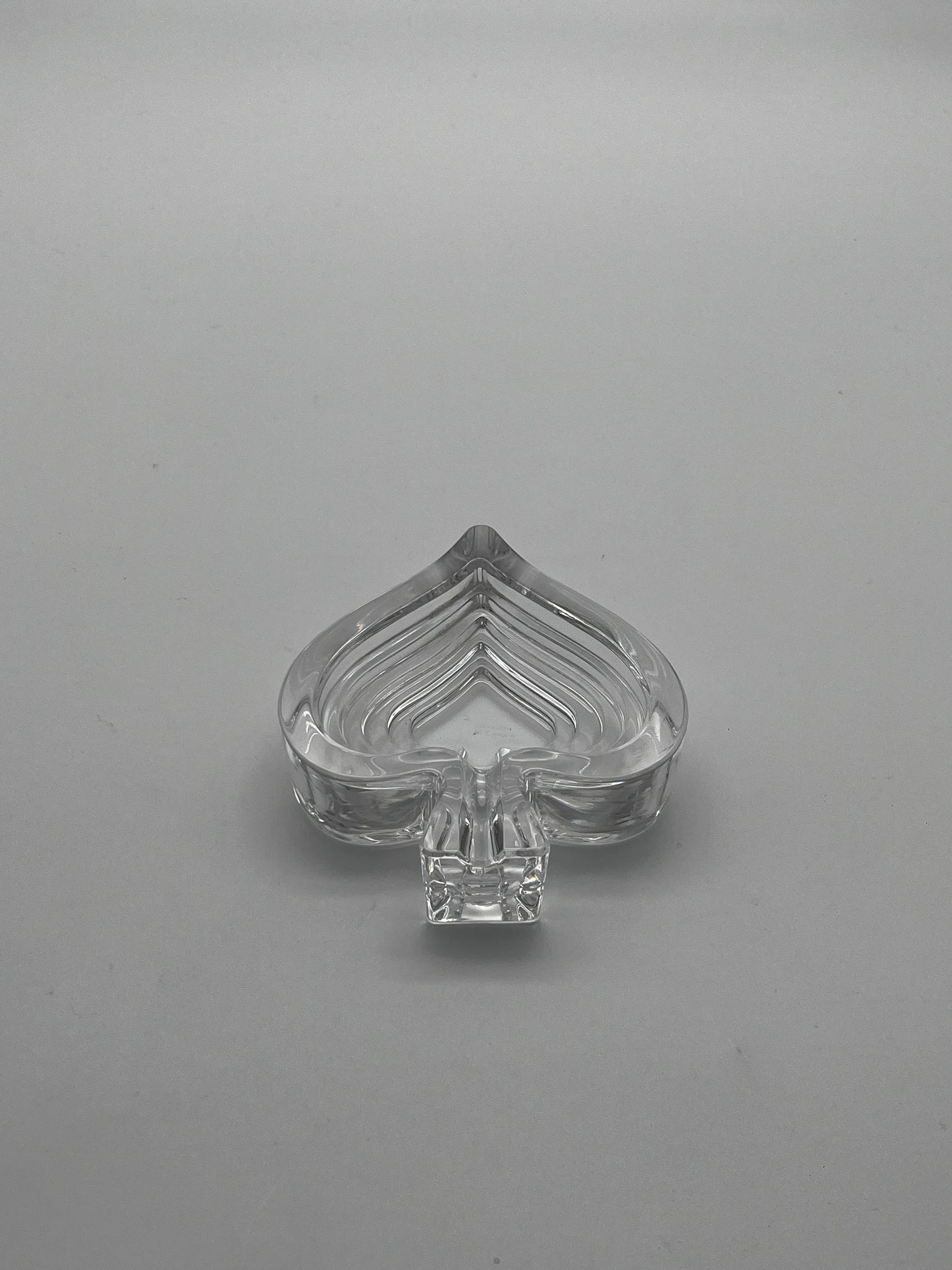 Cendrier Coeur en cristal, Catya Castel, Arnolfo Di Cambio, 70s