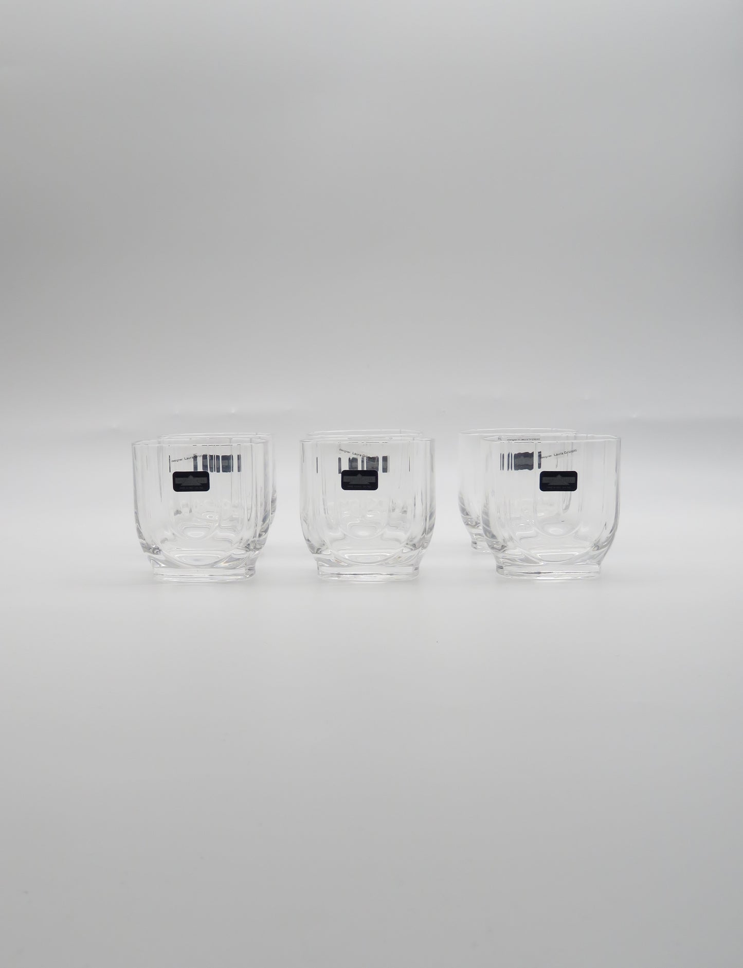 Verres à Whisky rocks, Laura Griziotti, Arnolfo di Cambio, 80s