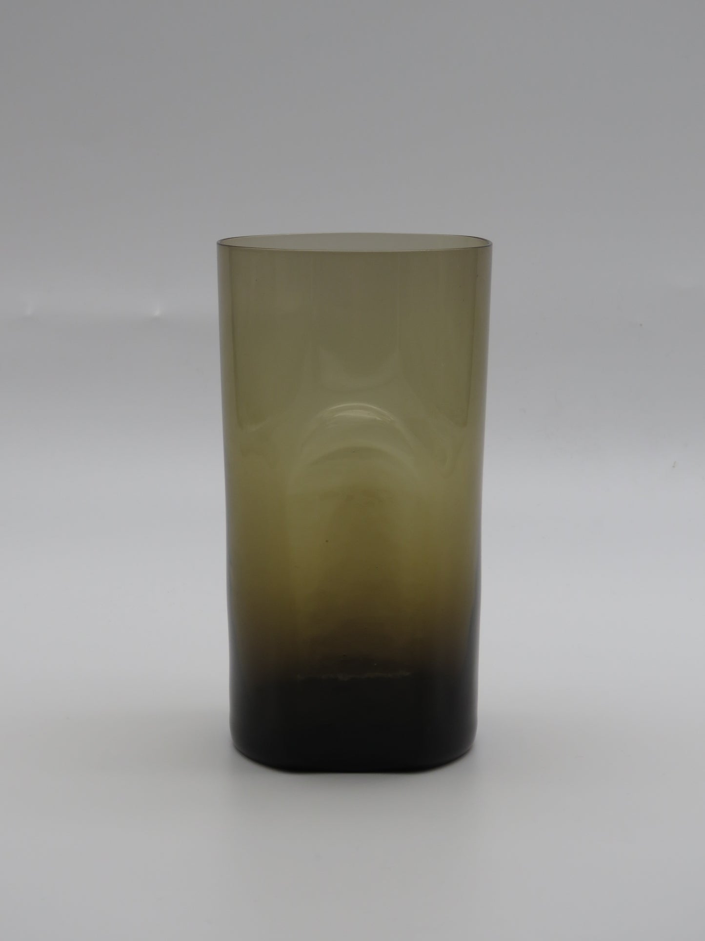 Ensemble de verres à eau, verre de murano fumé, 70s