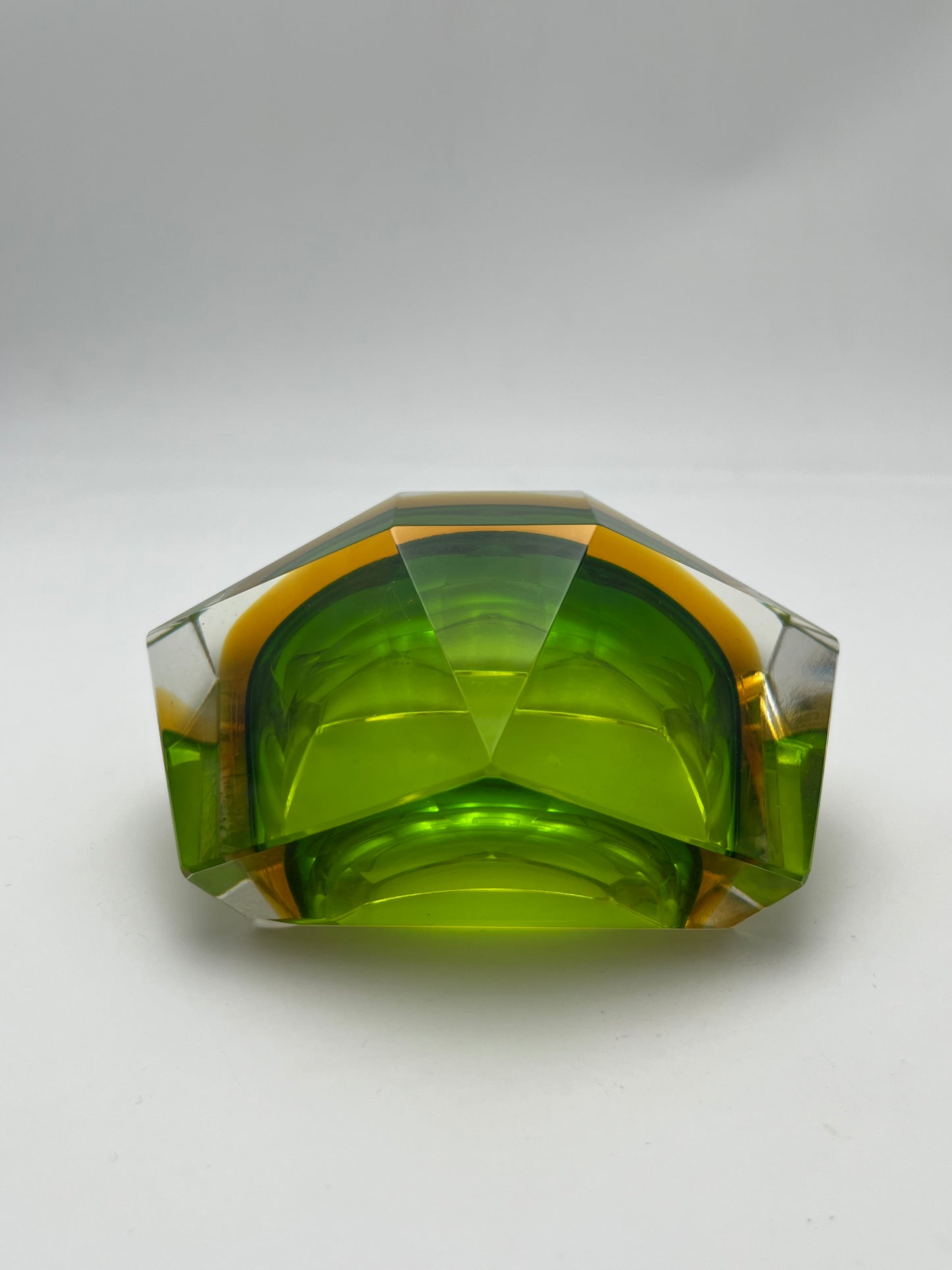 Cendrier 'Diamond' Sommerso, Seguso, Flavio Poli, Italie, 60s
