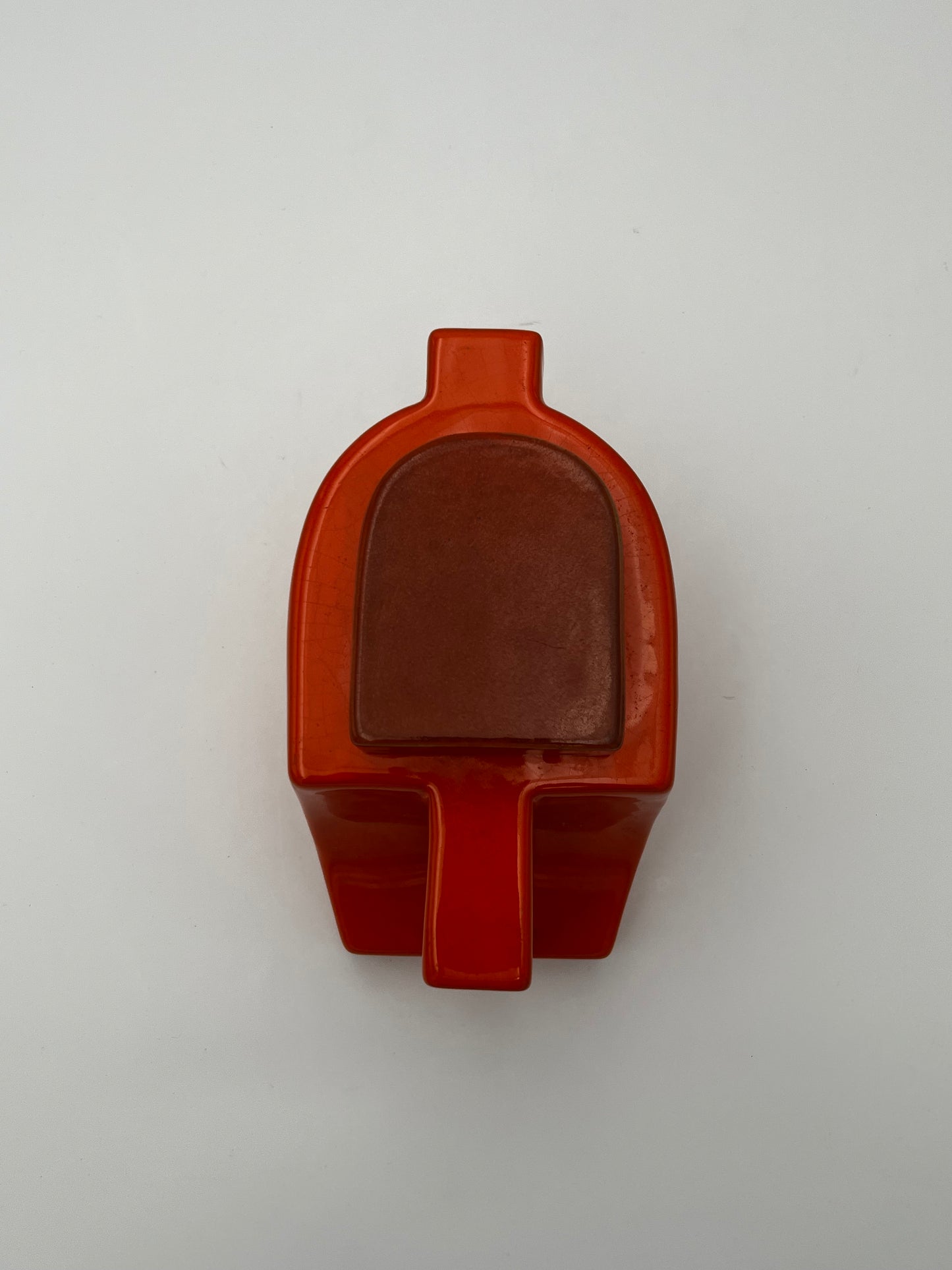 Théière moderniste céramique, Deruta, 70s