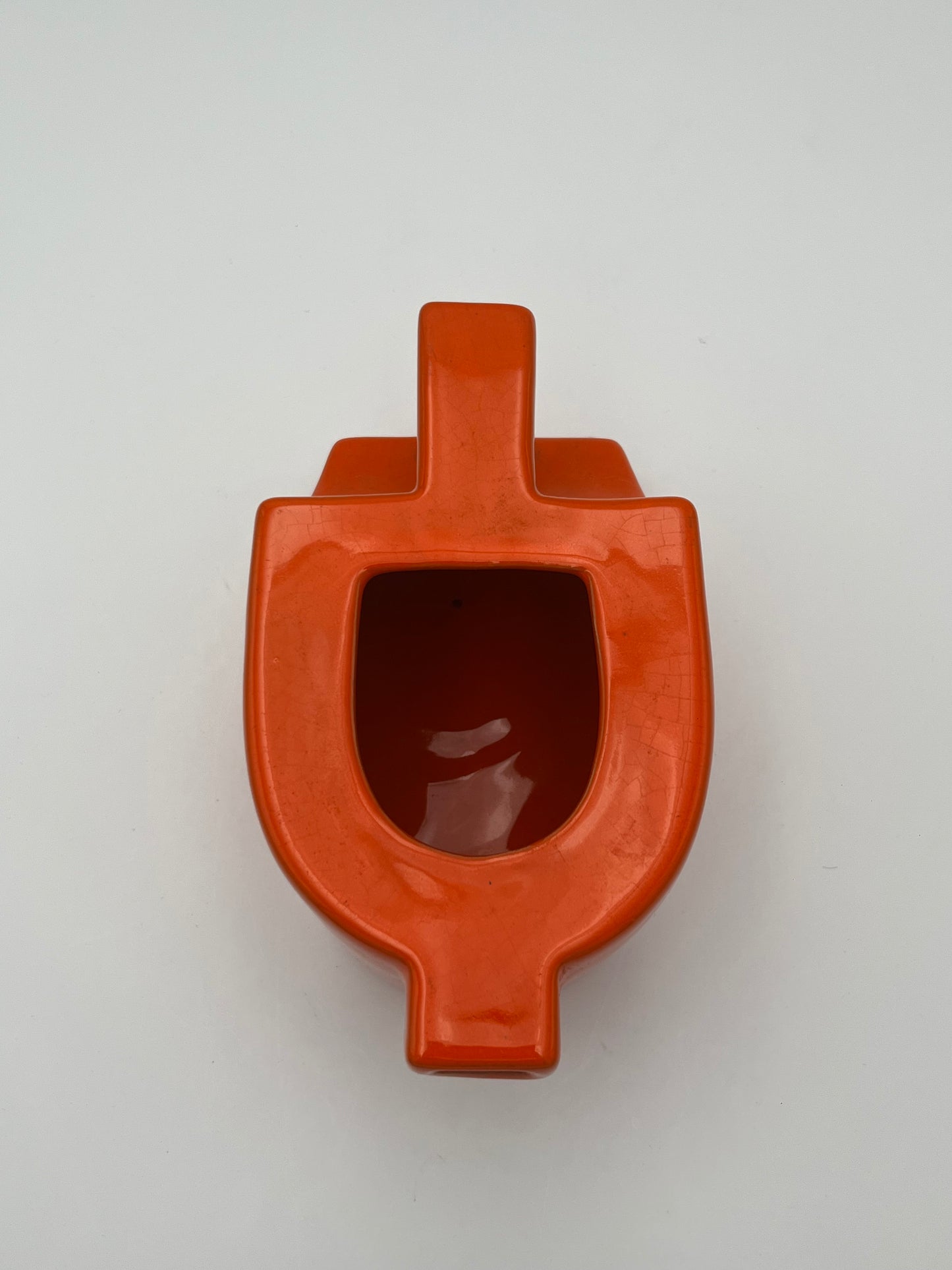 Théière moderniste céramique, Deruta, 70s