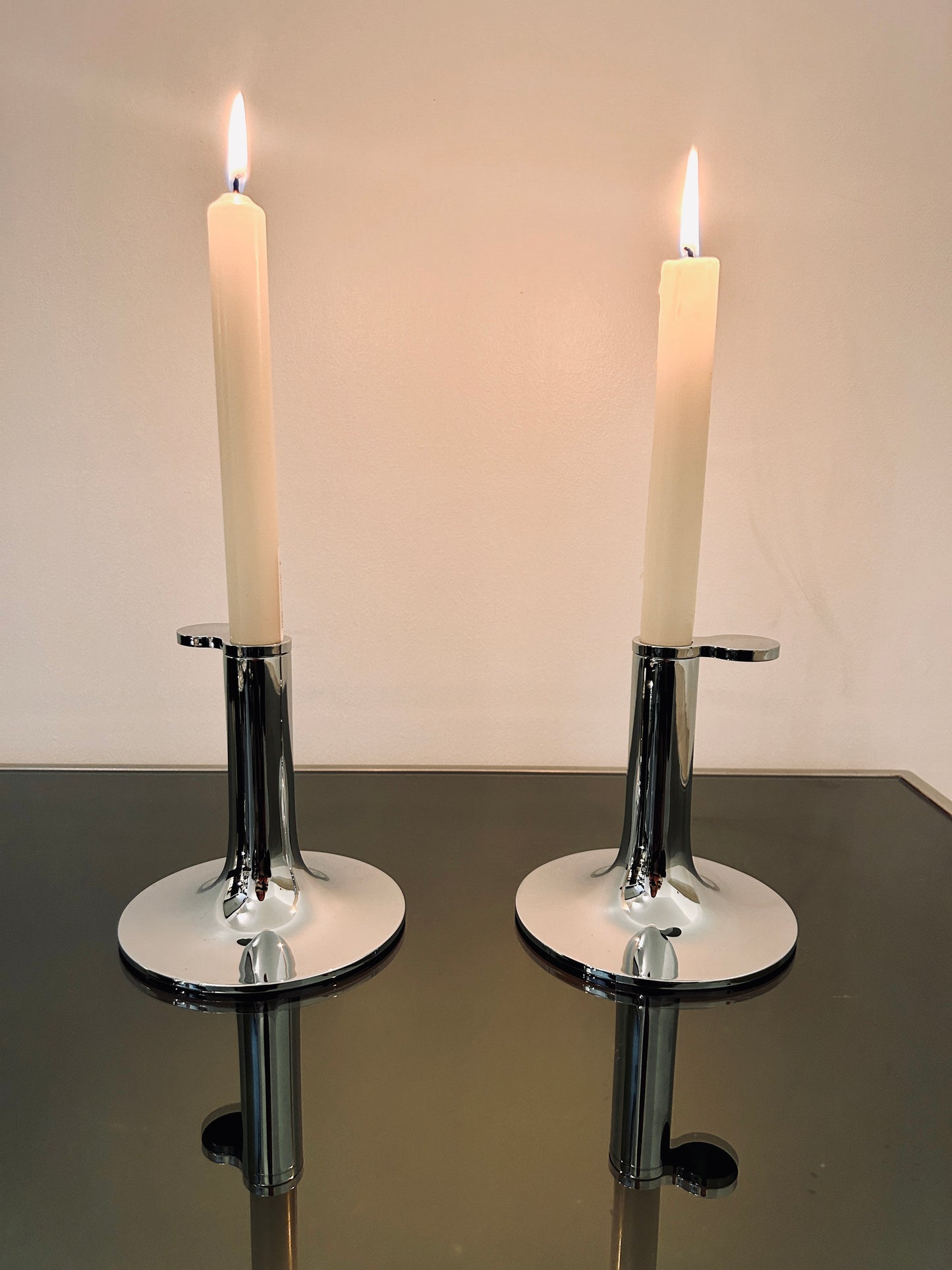 Paire de bougeoirs Notte, Defne Koz, Alessi, 2000s