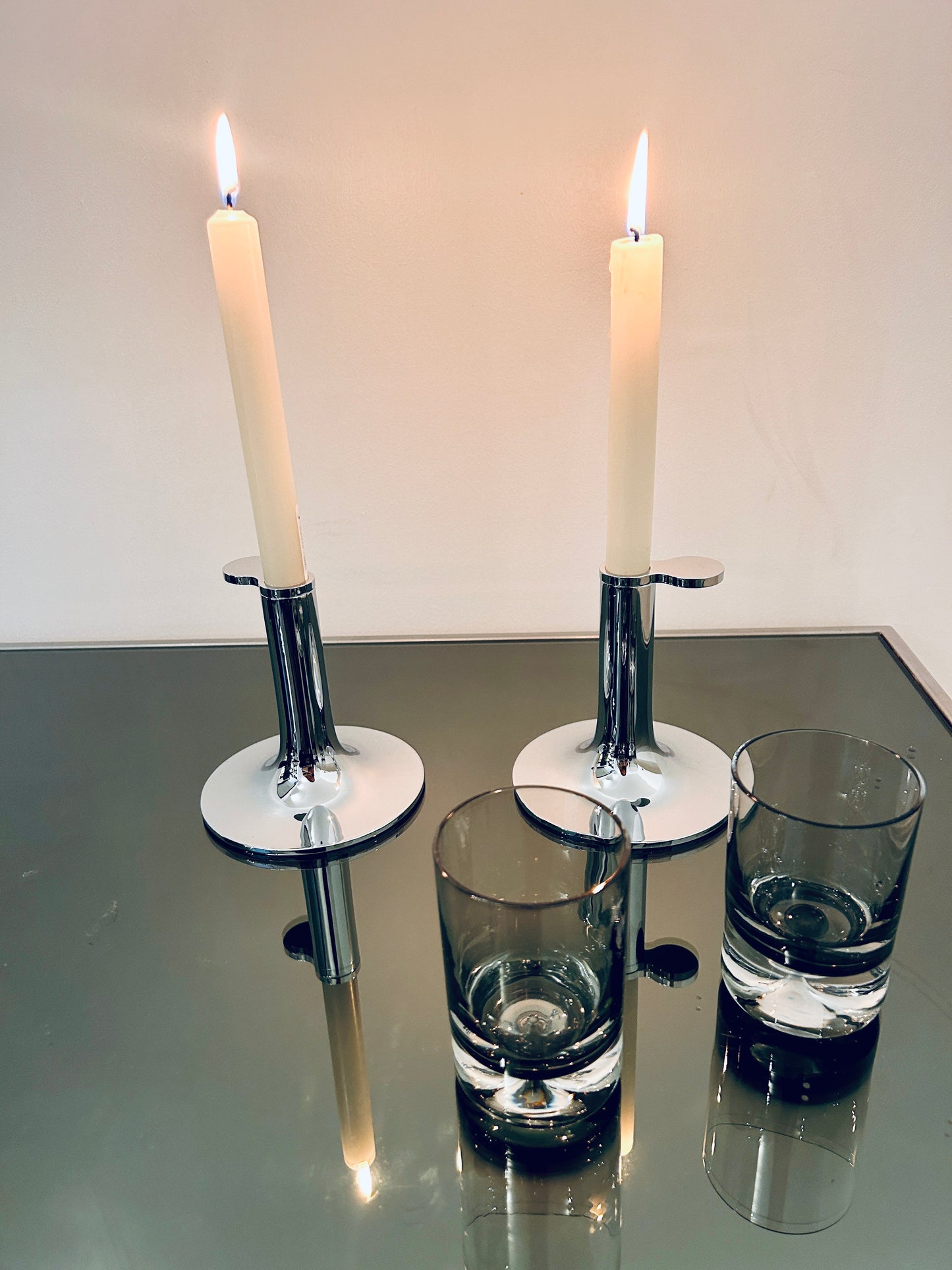 Paire de bougeoirs Notte, Defne Koz, Alessi, 2000s