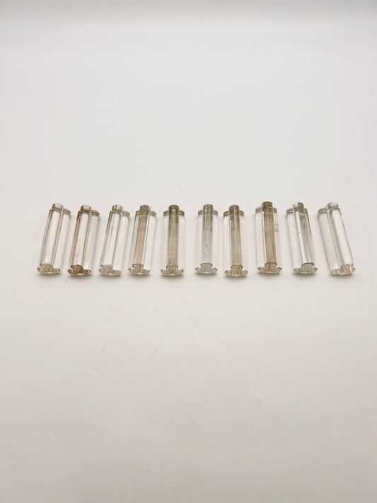 Porte-couteaux trefle en verre, 60s