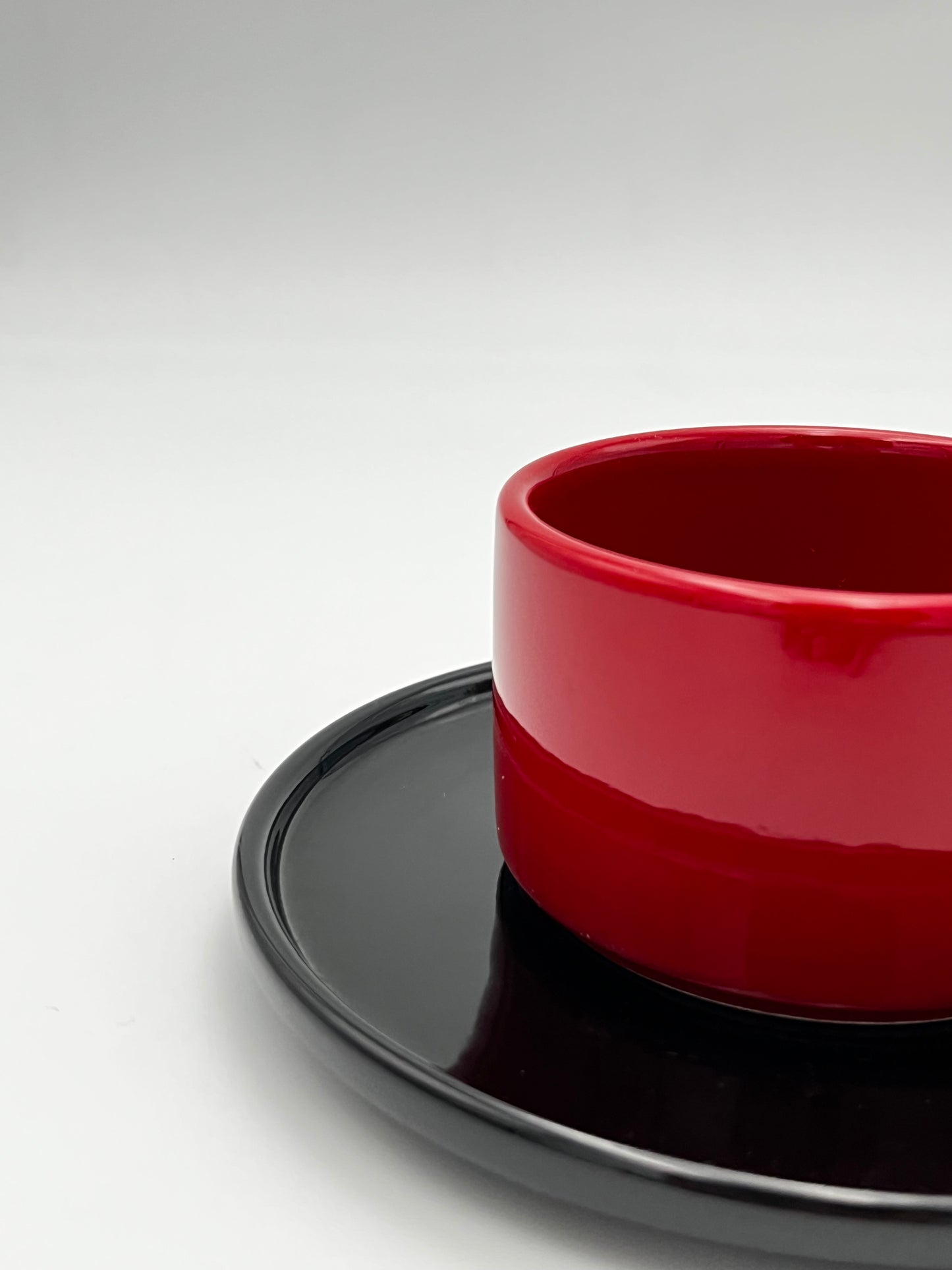 Set à café, Ceramica 4 P Pareschi Laveno, Italie, 70s