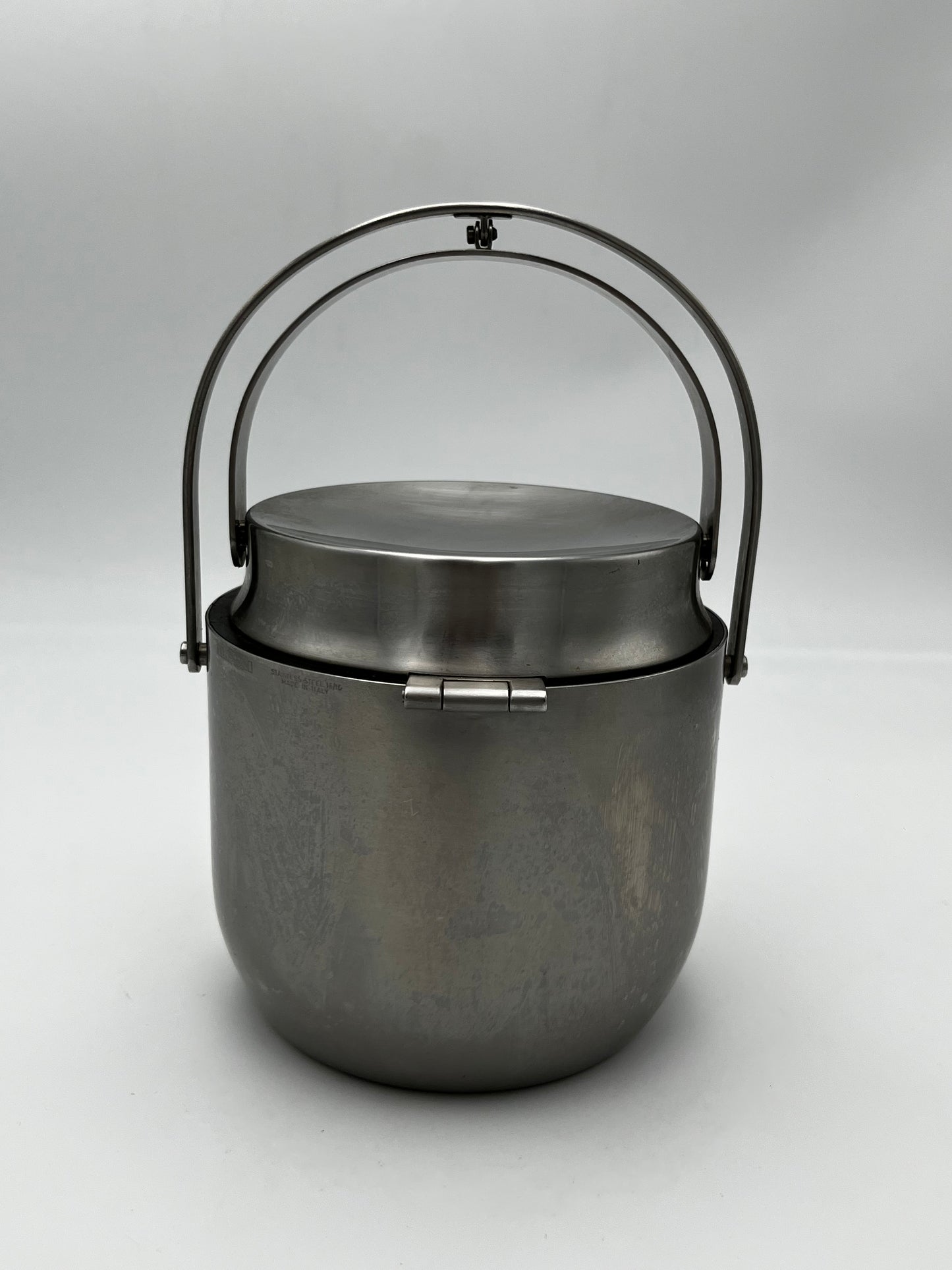 Seau à glaçons thermique MM, Alessi, Carlo Mazzeri, Anselmo Vitale, Italie, 1970s