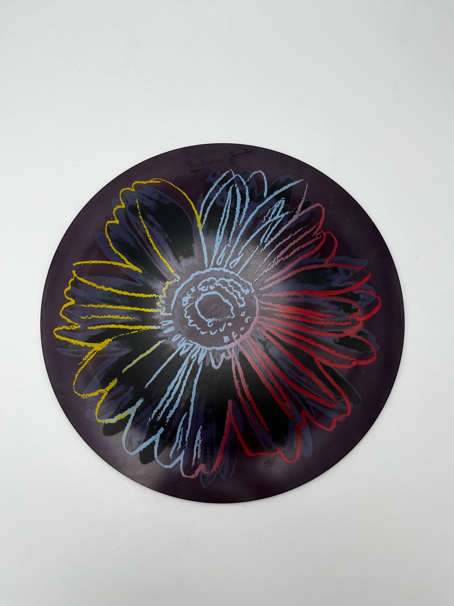 Plat de Présentation Daisy Andy Warhol, Rosenthal, Allemagne, 2000