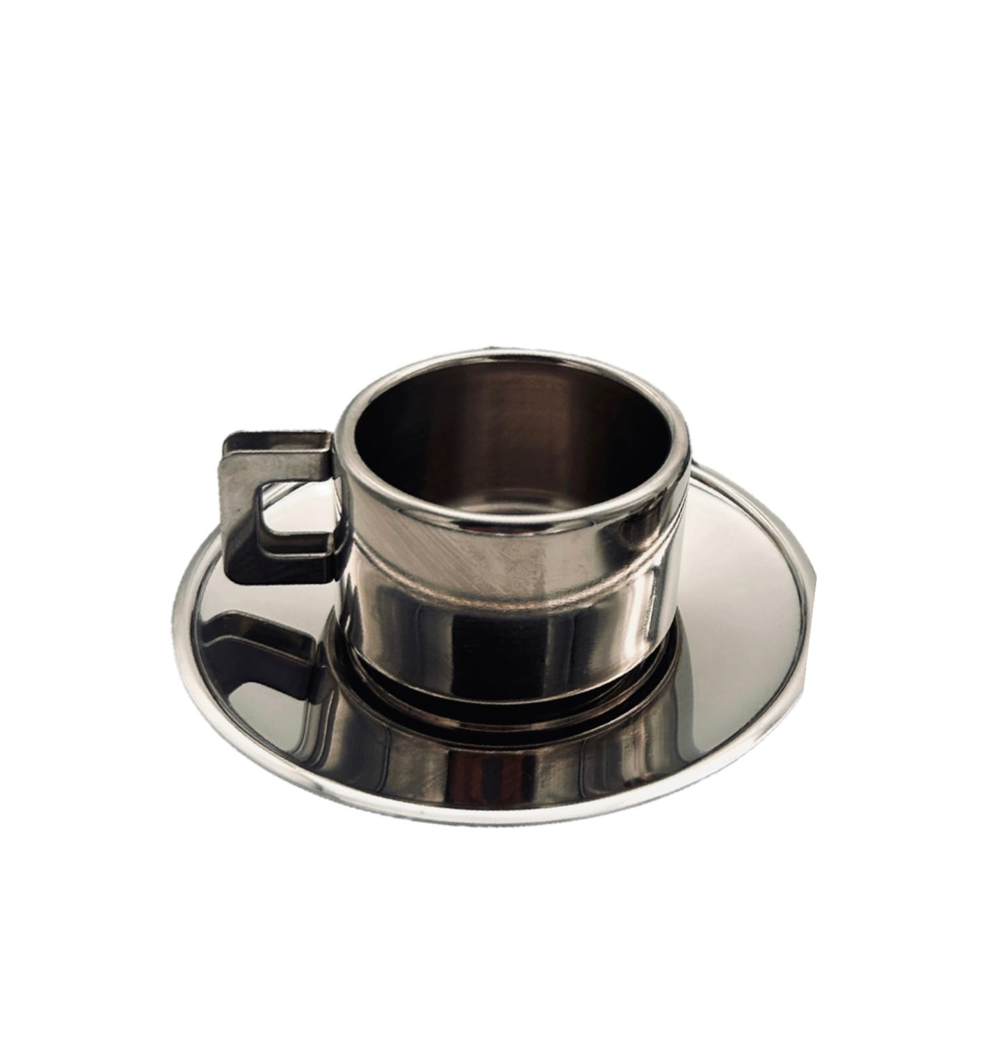 Tasses à café en inox, Casalinghi, Italie, 70s