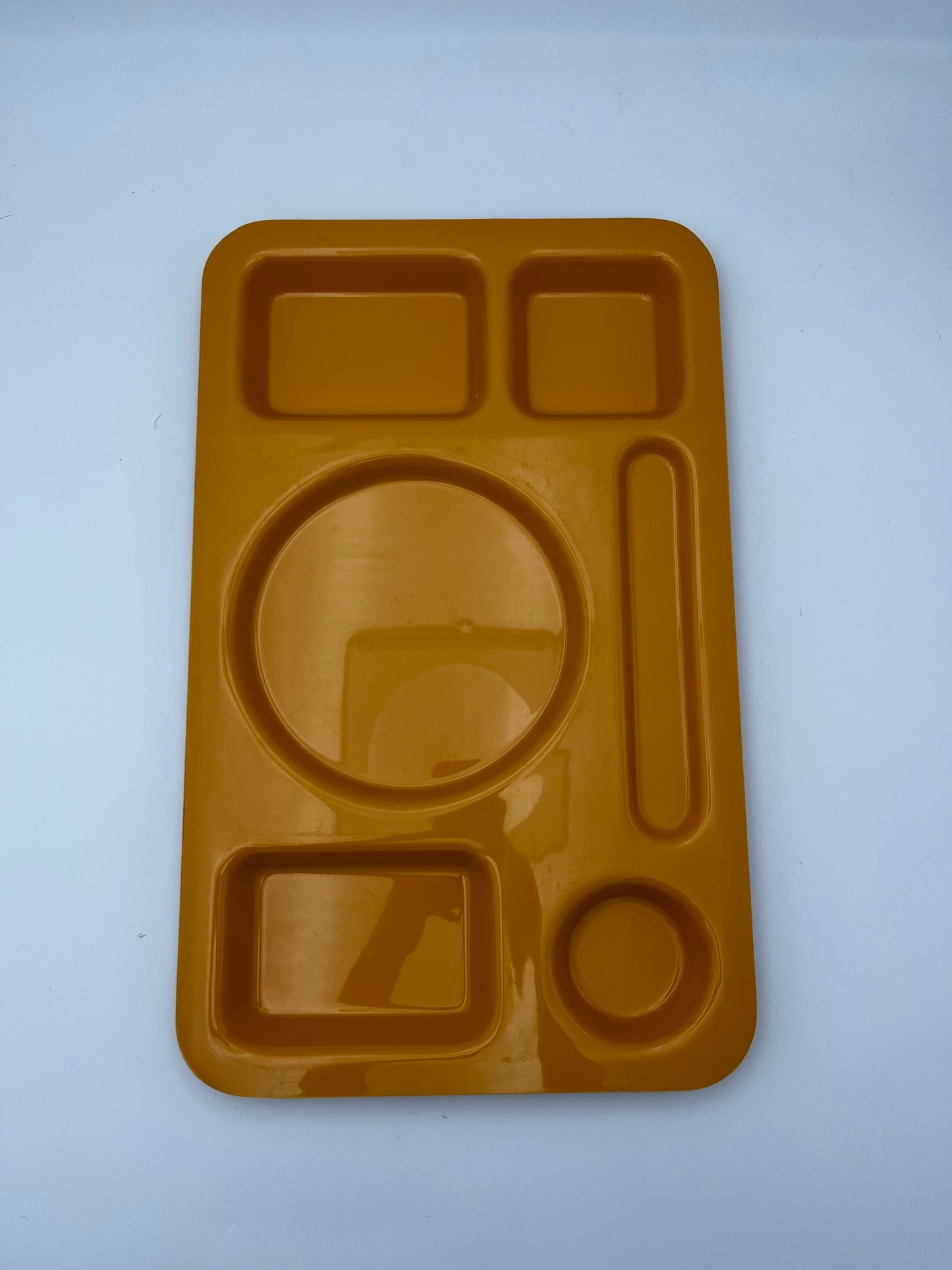 Plateaux repas à compartiments Guzzini, Italie, 70s