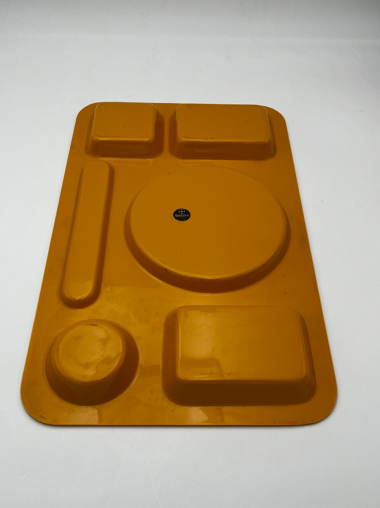 Plateaux repas à compartiments Guzzini, Italie, 70s