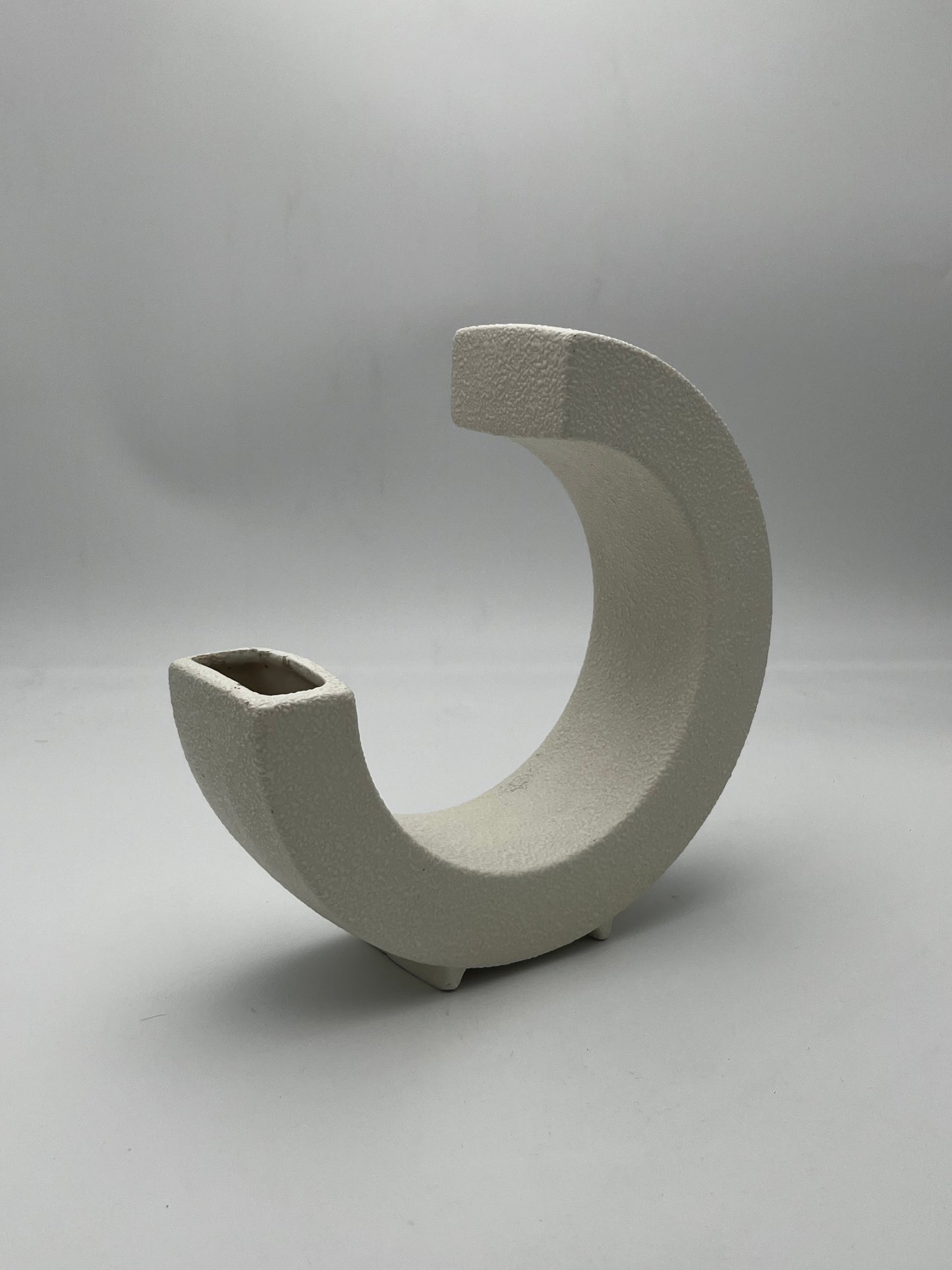 Vase céramique Moon, Roberto Rigon, Bertoncello, Italie, 1970s