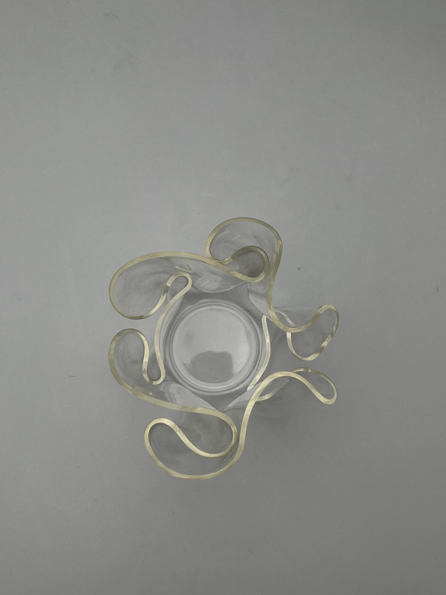Vase mouchoir, Guzzini, Luigi Massoni, Italie, 70s