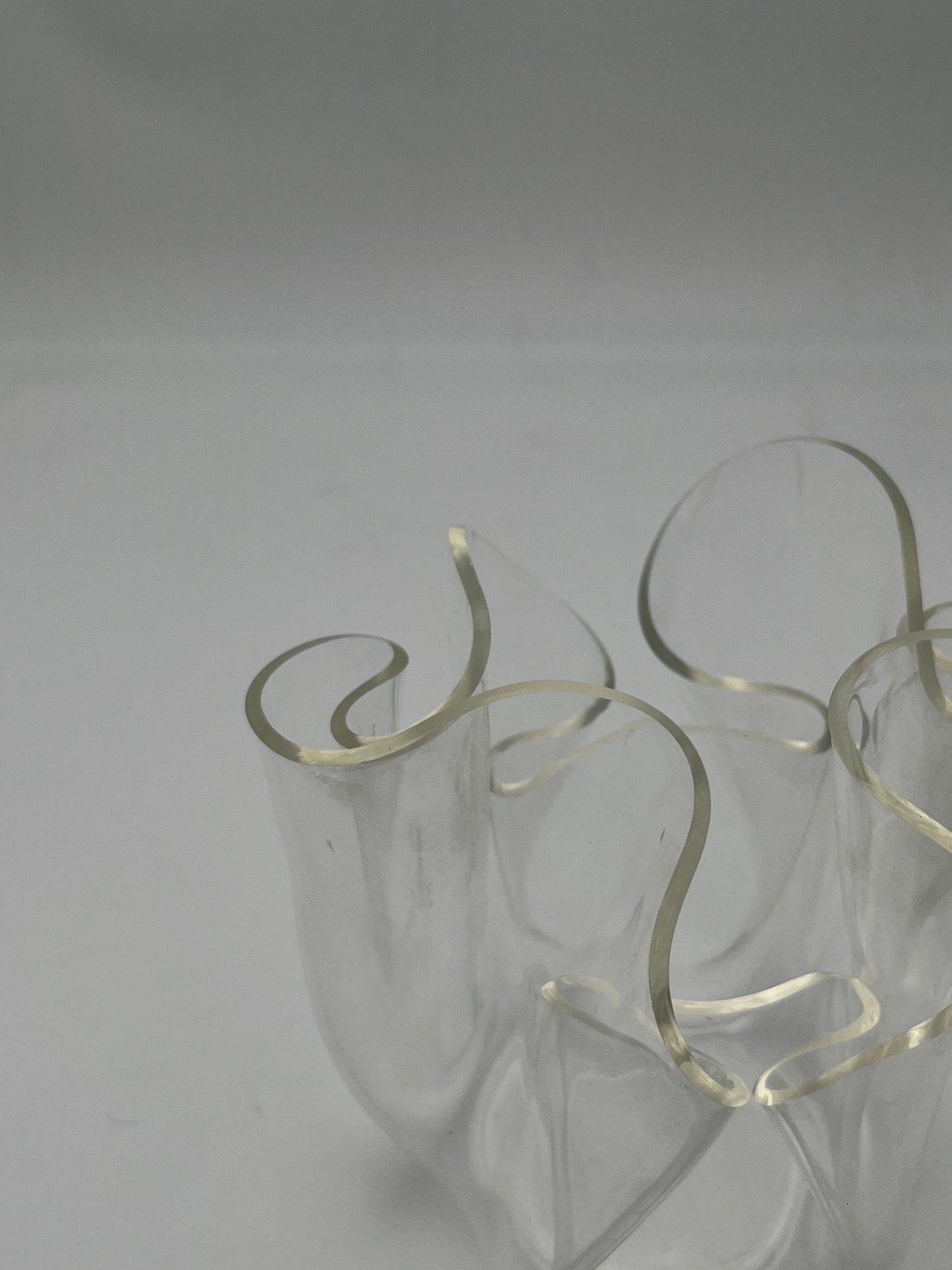 Vase mouchoir, Guzzini, Luigi Massoni, Italie, 70s