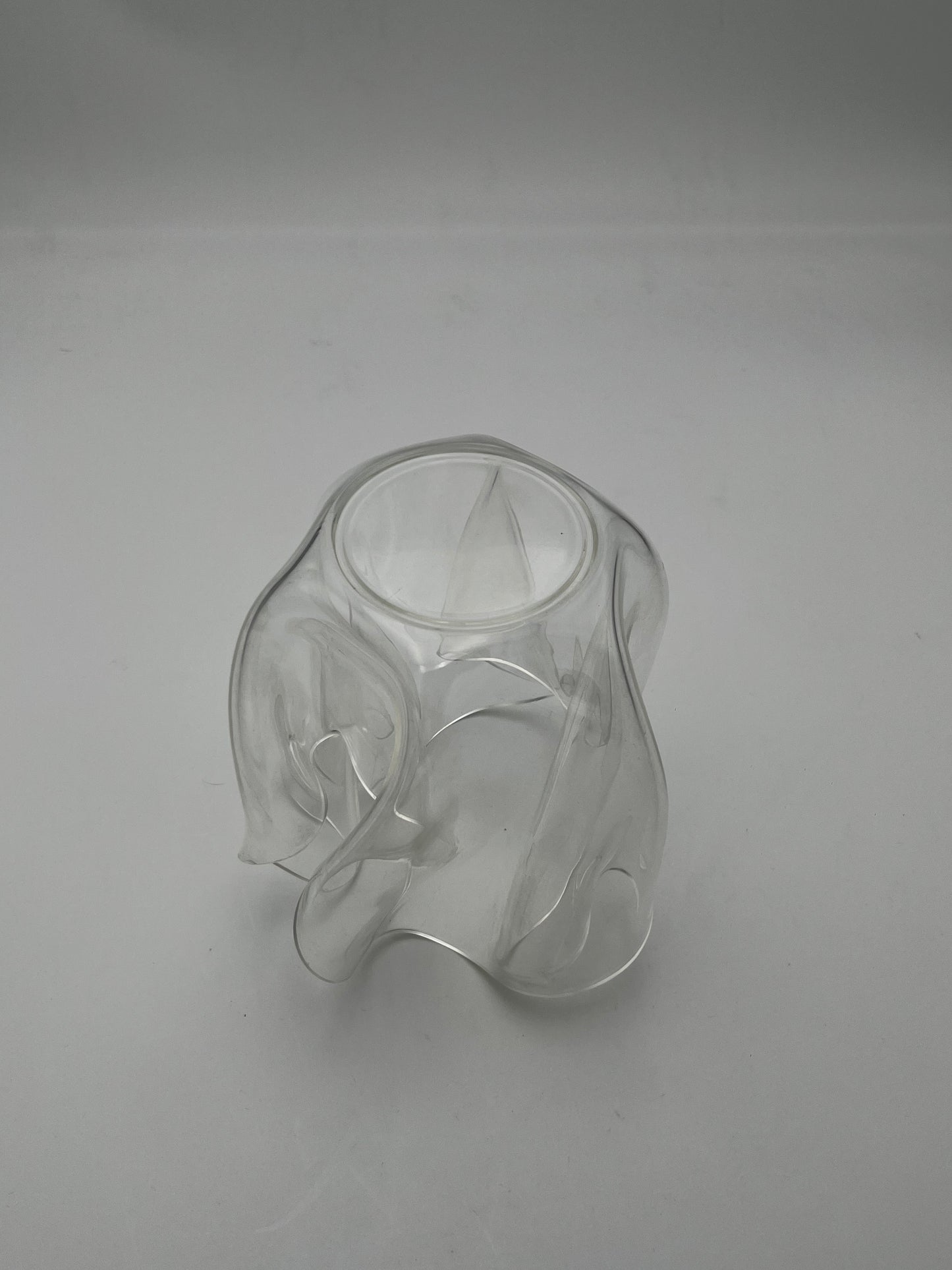 Vase mouchoir, Guzzini, Luigi Massoni, Italie, 70s