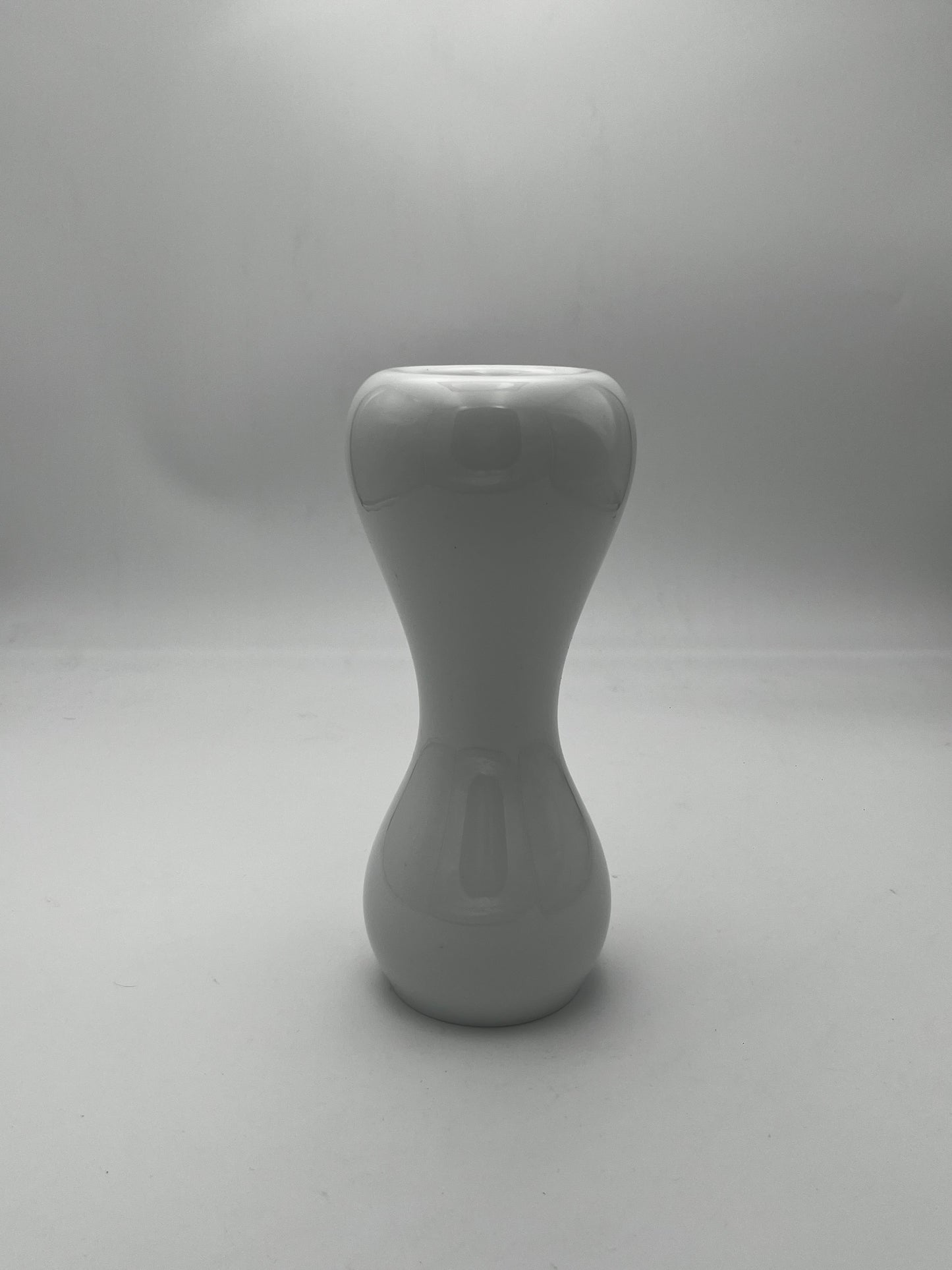Vase sablier Blanc Studio-linie, Emmanuel Babled, Allemagne, 90s