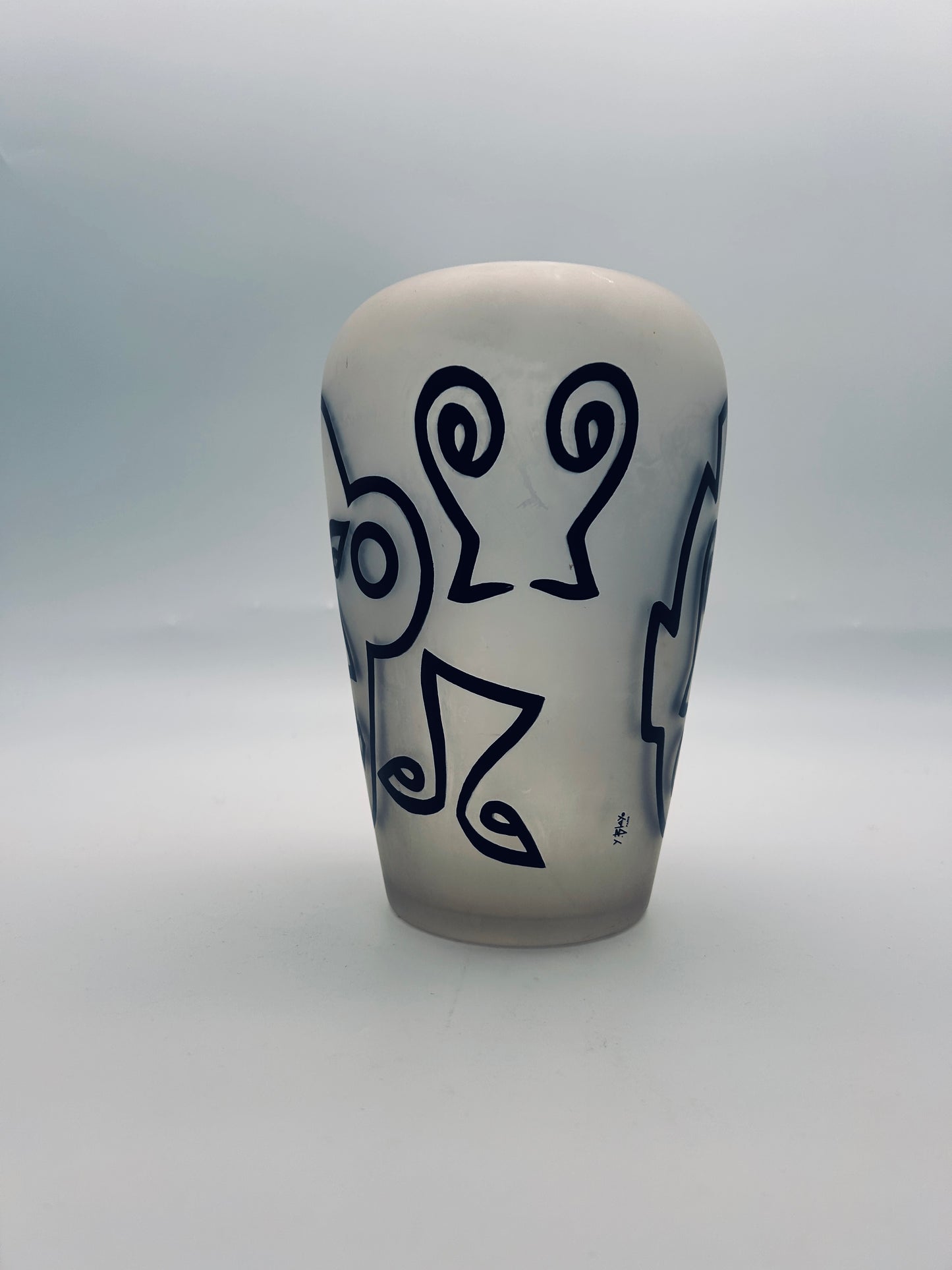 Vase figuratif pop Yves Blayo, 2000s