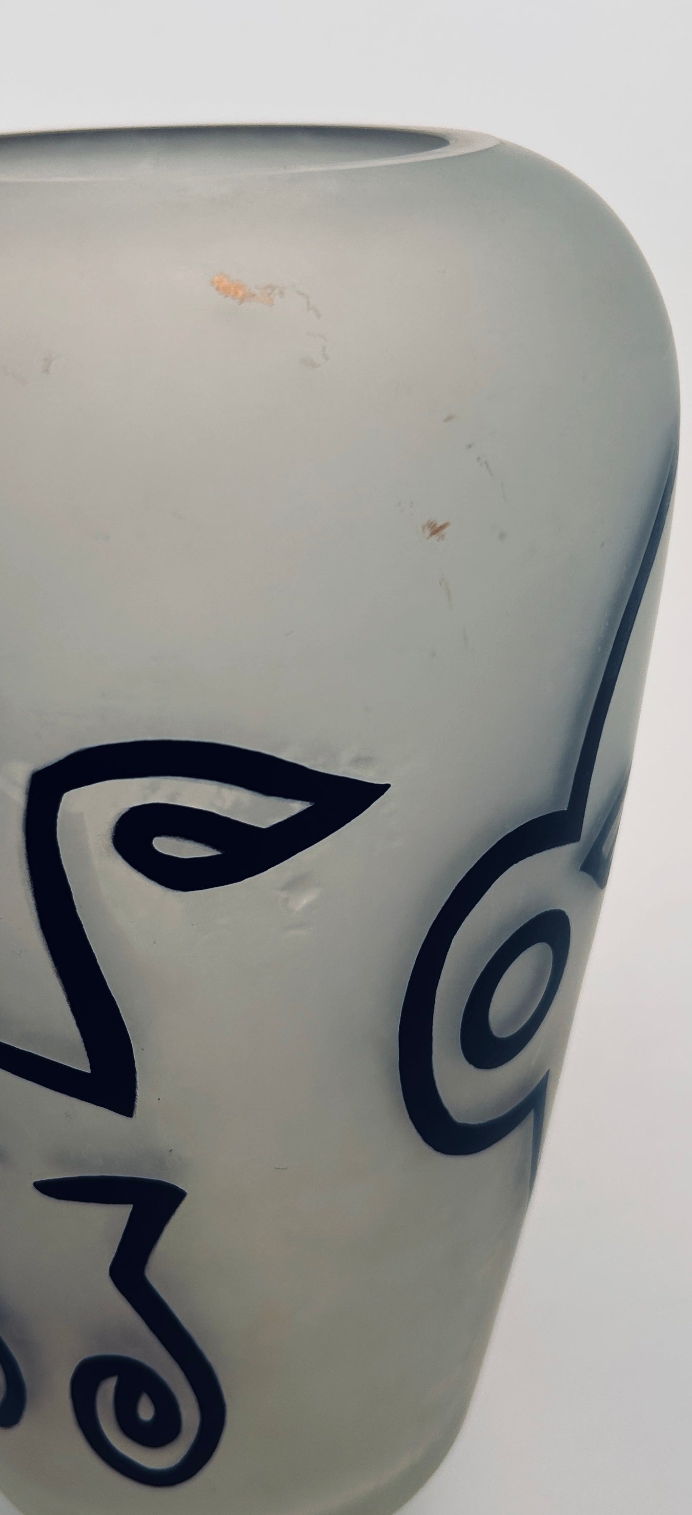 Vase figuratif pop Yves Blayo, 2000s