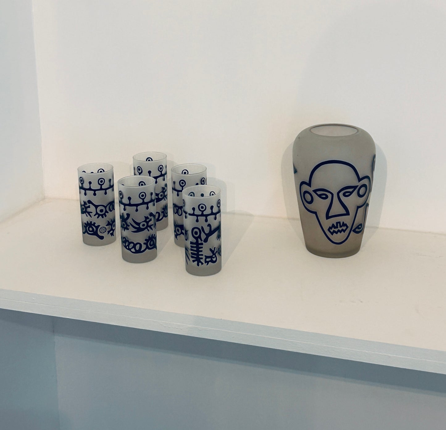 Vase figuratif pop Yves Blayo, 2000s