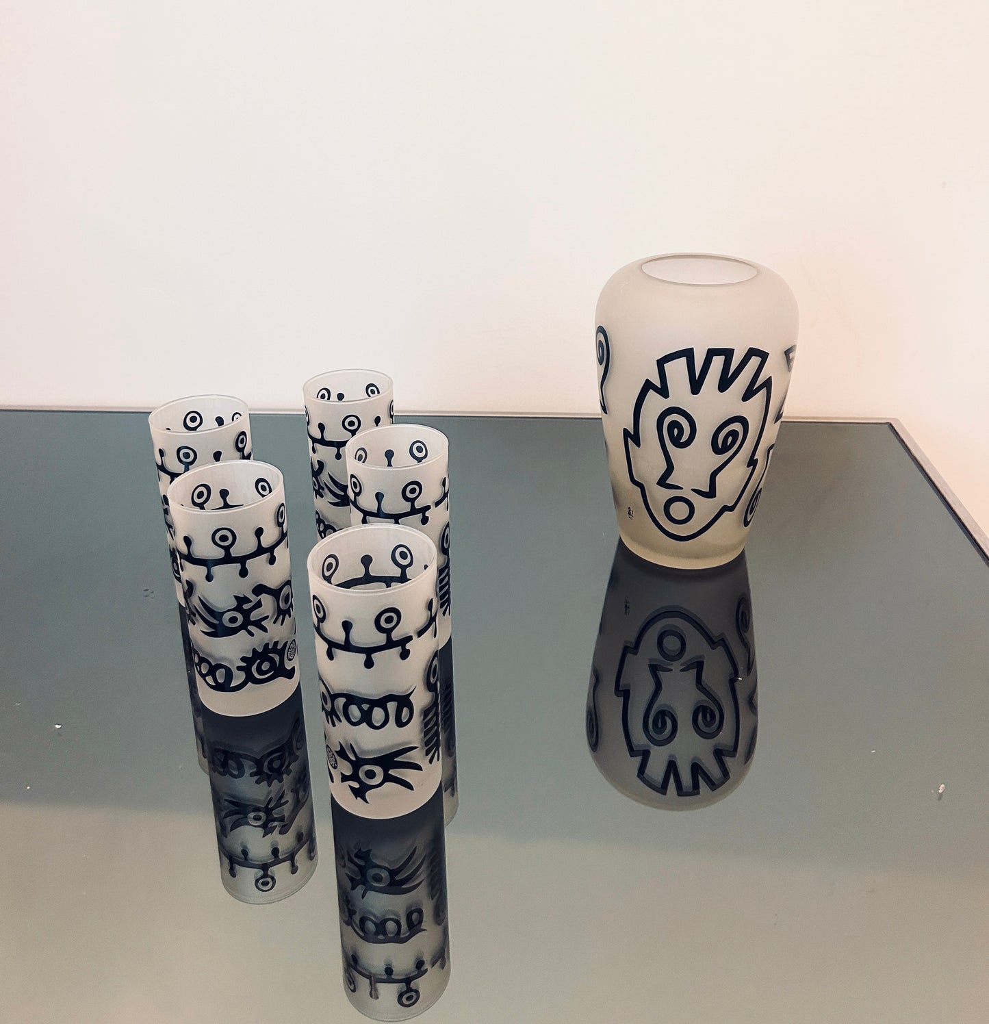 Vase figuratif pop Yves Blayo, 2000s