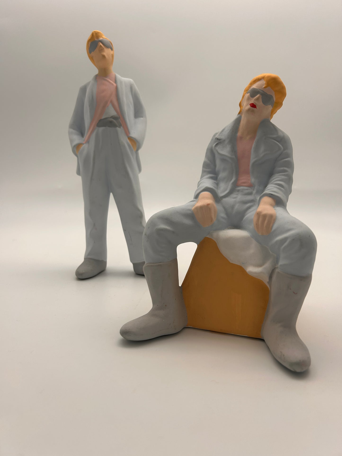 Sculpture, Rocker assis, Italie, 80s
