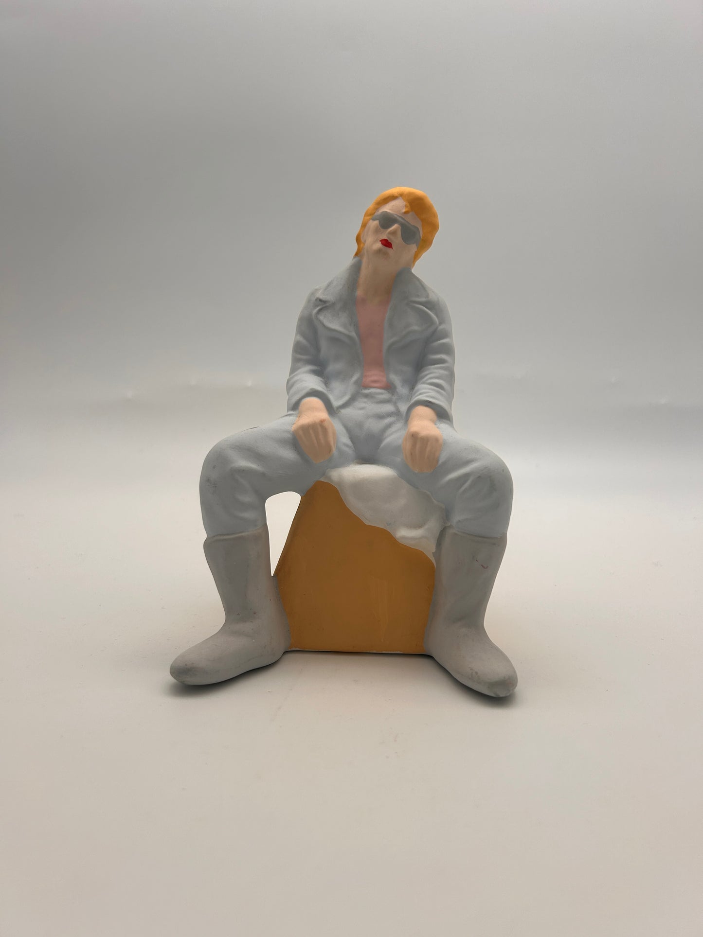Sculpture, Rocker assis, Italie, 80s