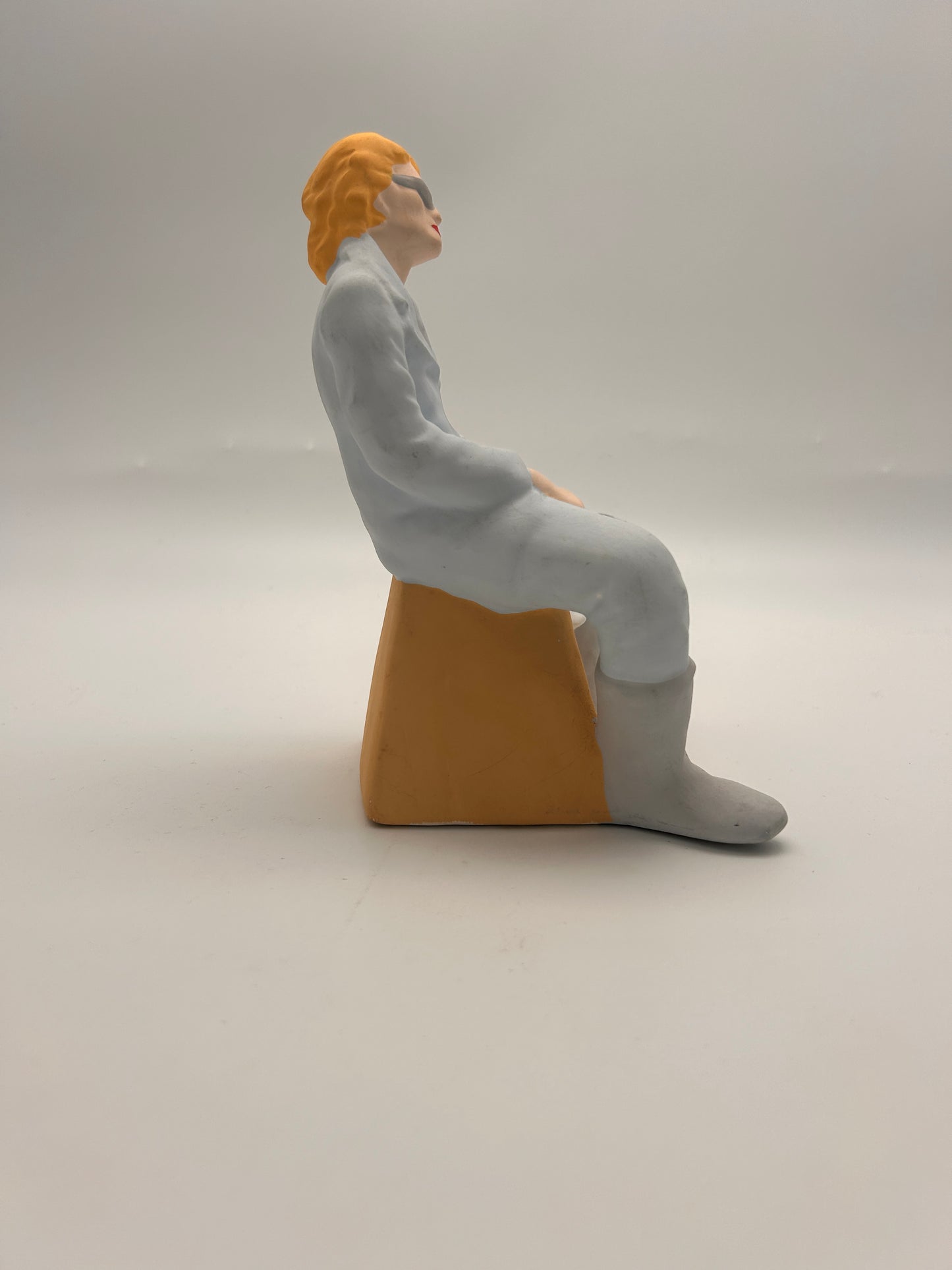 Sculpture, Rocker assis, Italie, 80s