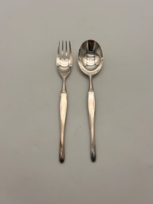 Set fourchettes et cuillères à dessert, Duo, Tapio  Wirkkala, Christofle, 70s
