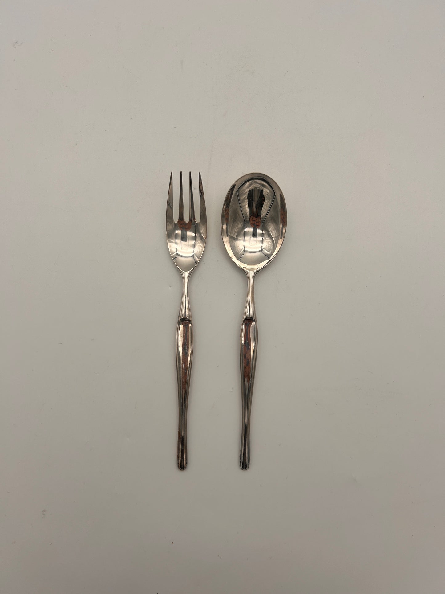 Set fourchettes et cuillères à dessert, Duo, Tapio Wirkkala, Christofle, 70s