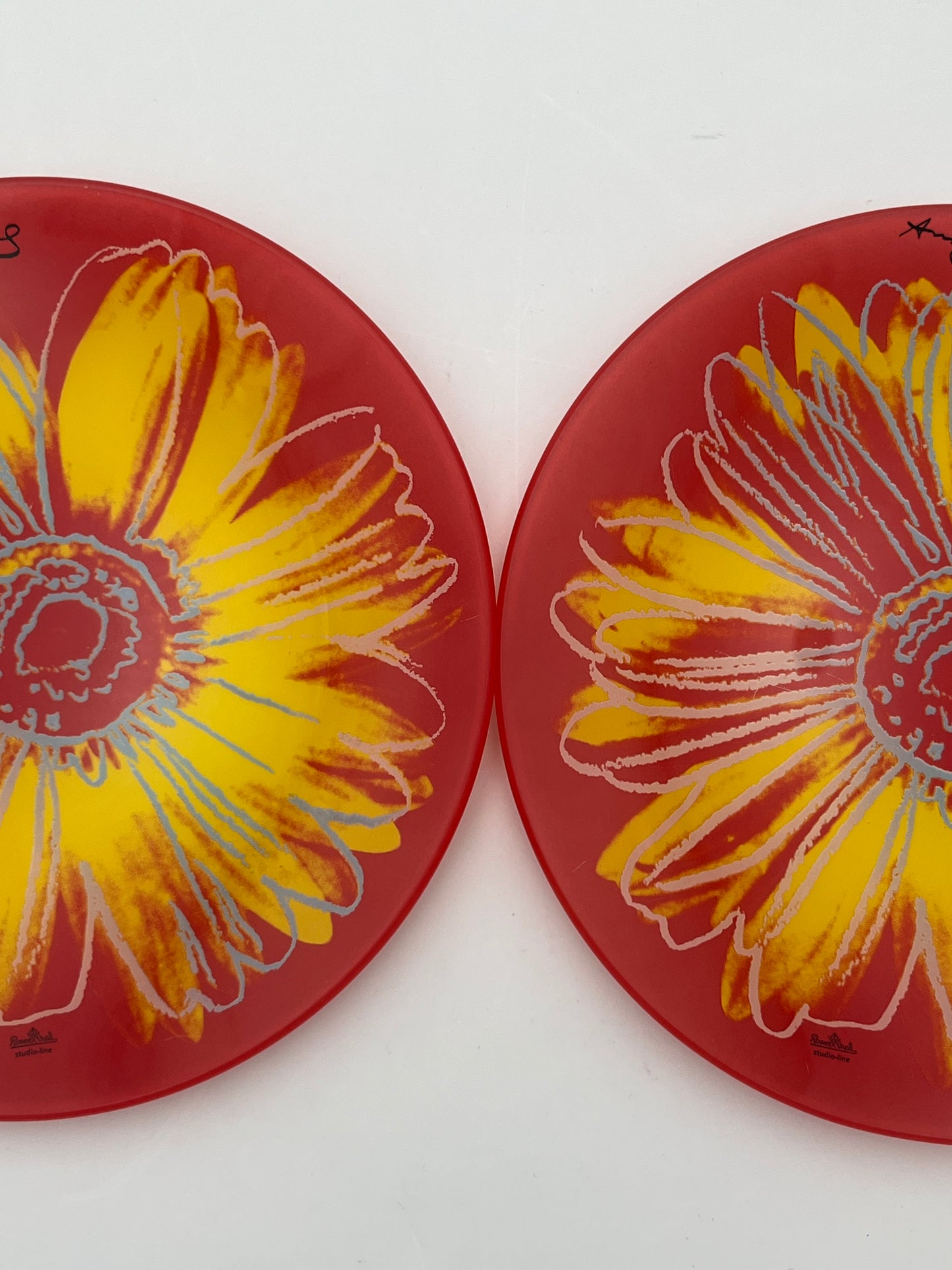 Assiettes de Décoration 'Daisies', Rosenthal, Andy Warhol, Allemagne, 2000