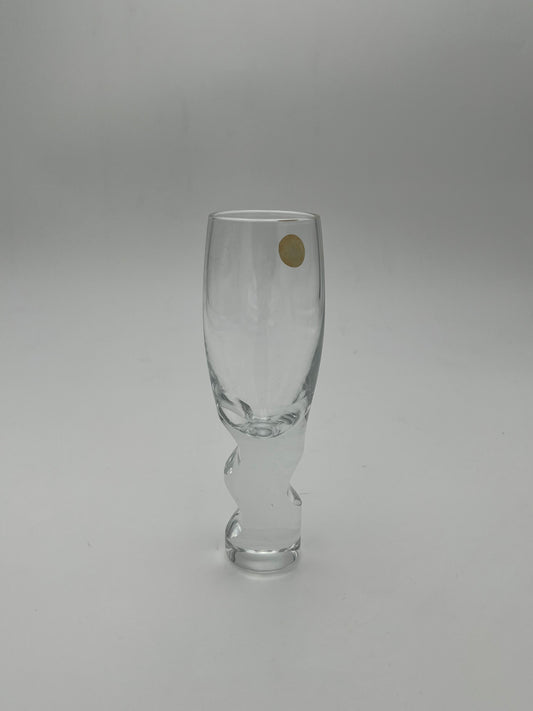 Verres modernistes vintage, cristal, VAV, Allemagne, 70s