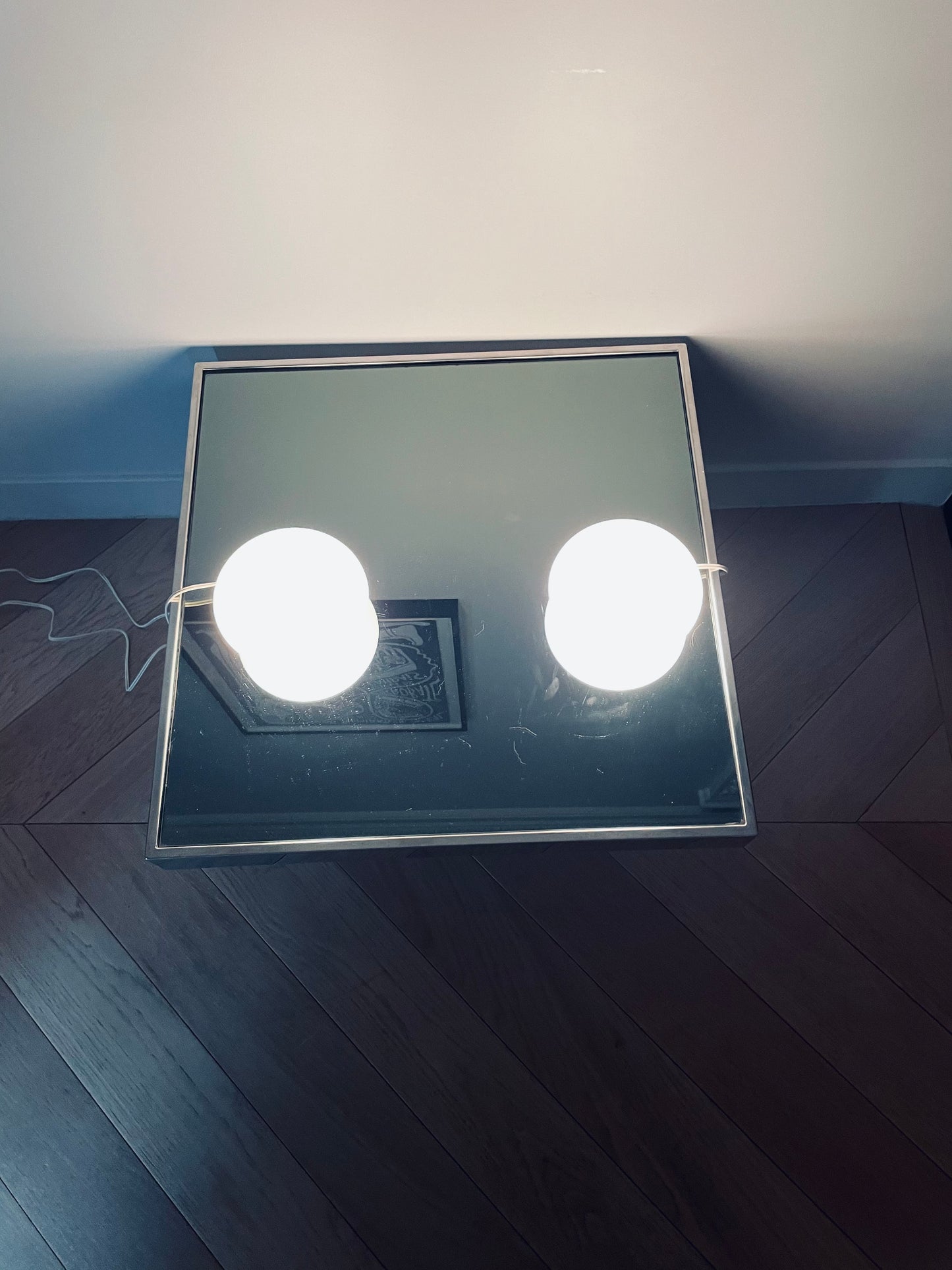 Paire de lampes à poser Galet, Joseph André Motte, Disderot, 60s