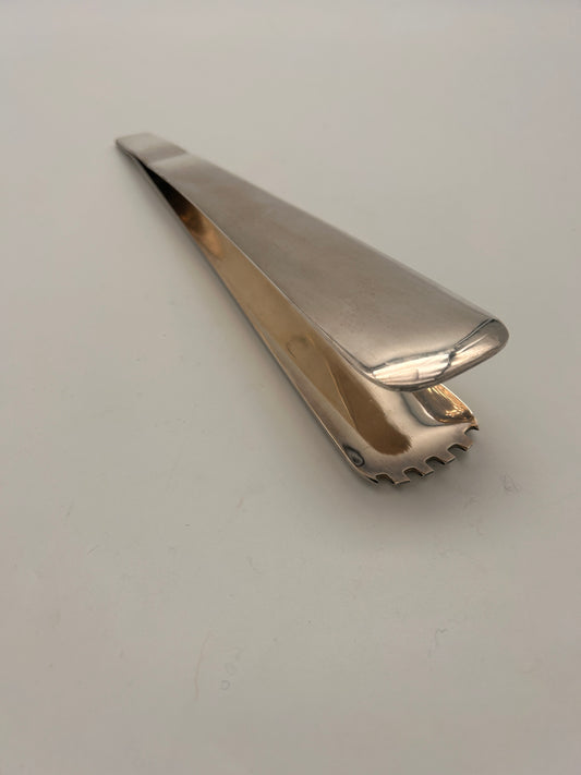 Pince de service en métal argenté,  Christofle, 50s