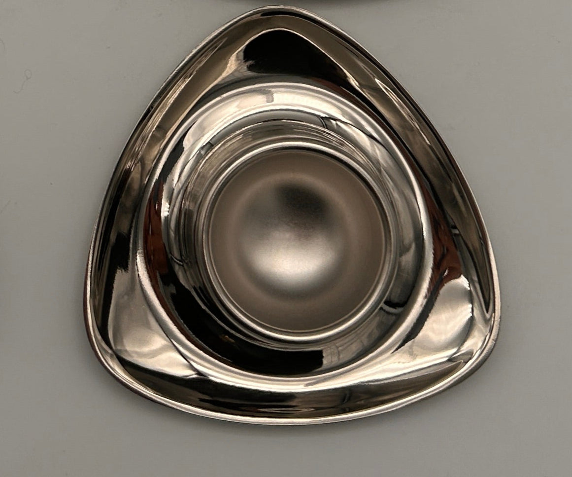 Coquetiers en inox, Alfra Alessi, 70s
