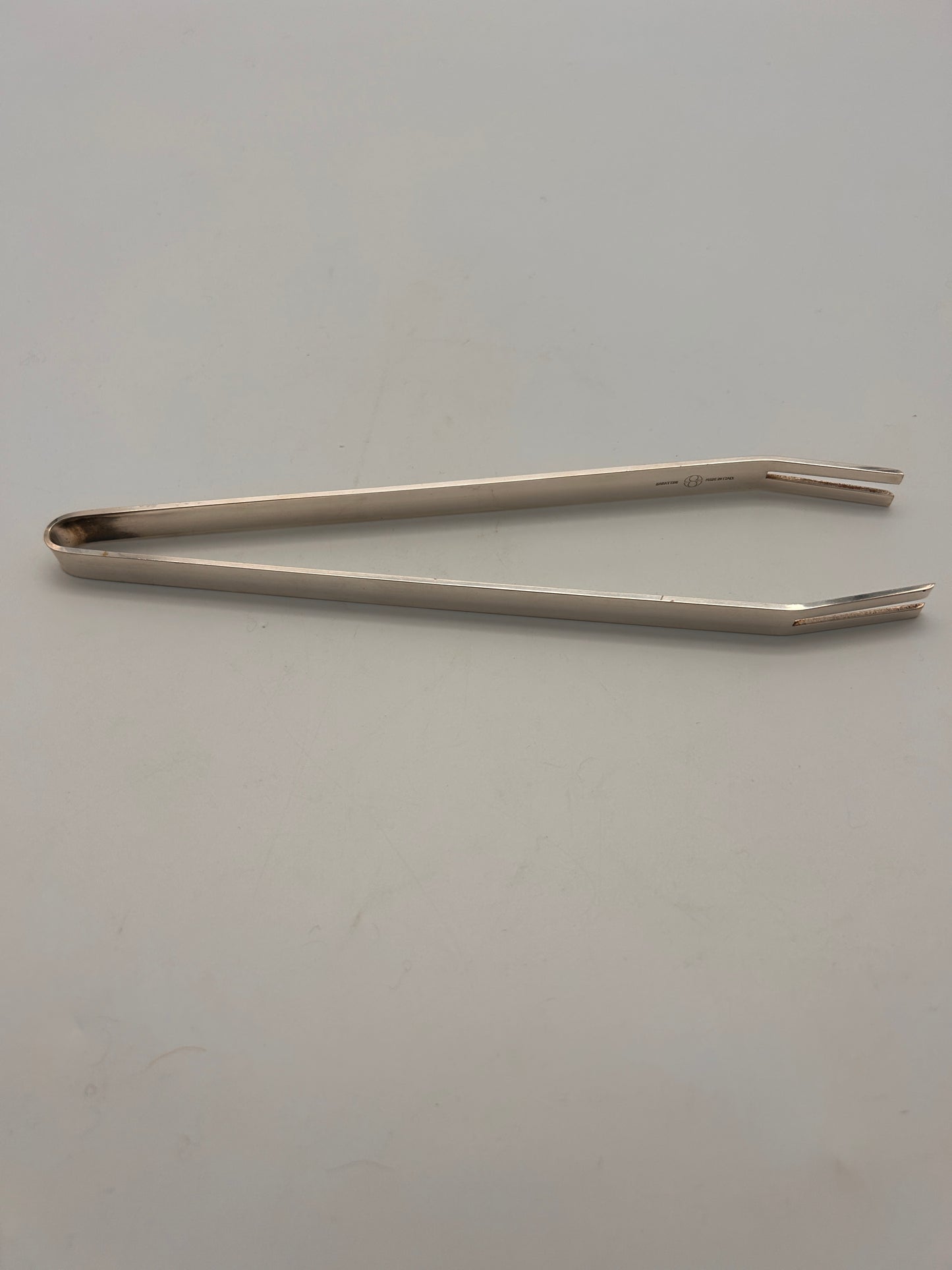 Pince à glace en métal argenté, Glacial, Lino Sabattini, 60s