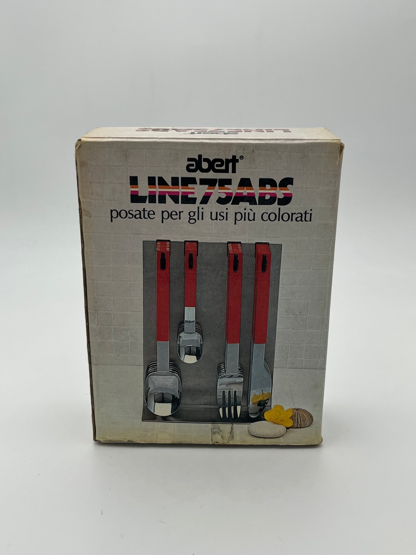 Set Couverts suspendus vert space age, Abert, Italie 70s