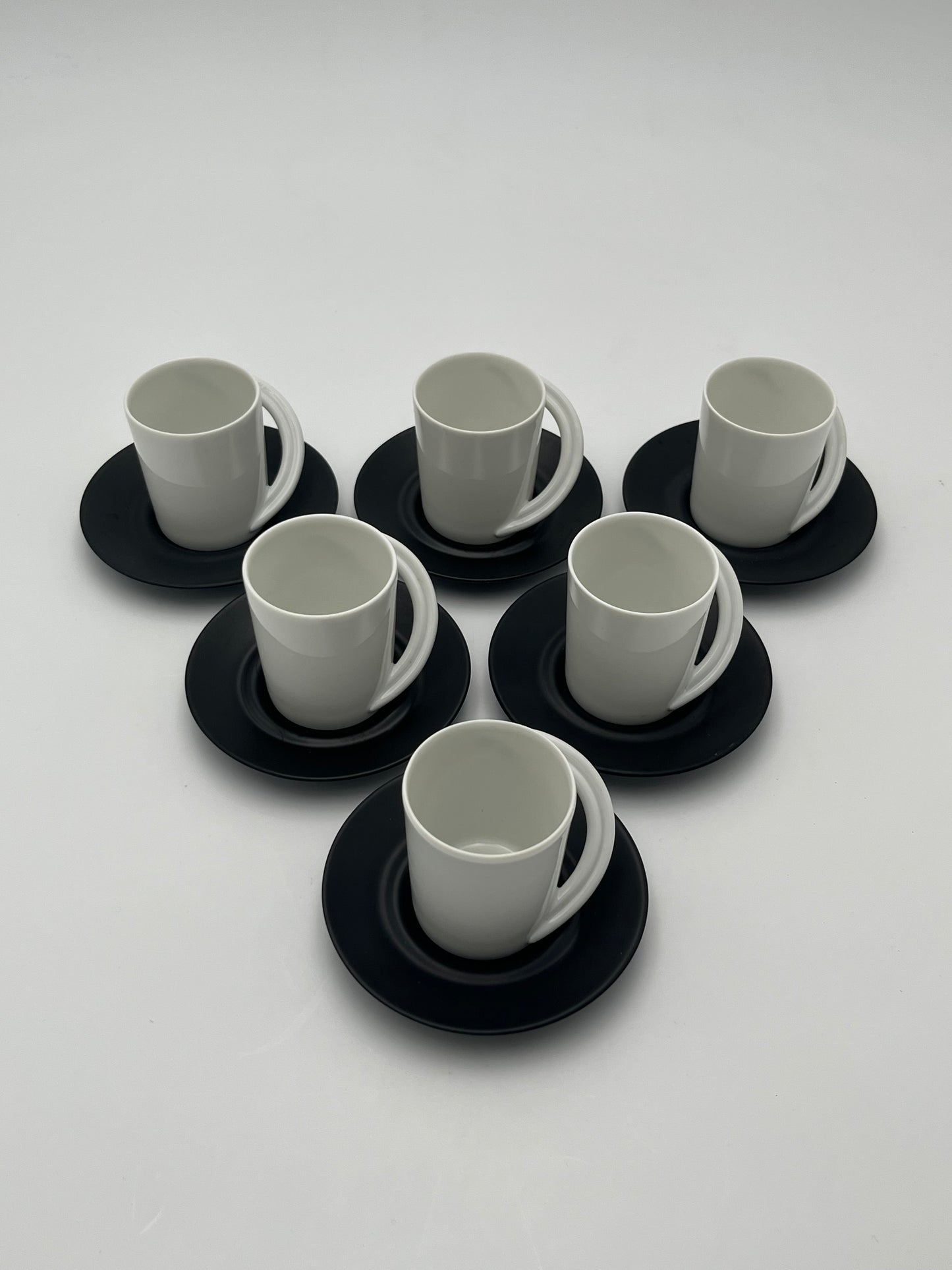 Tasses à Café 'Cupola', Mario Bellini, Rosenthal, Allemagne 1987