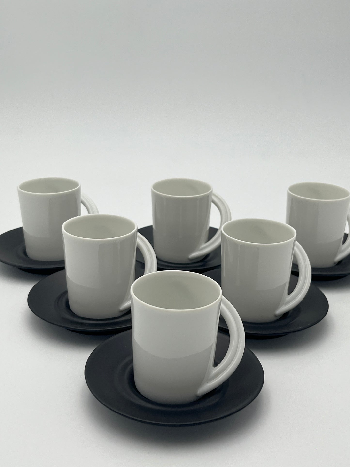 Tasses à Café 'Cupola', Mario Bellini, Rosenthal, Allemagne 1987