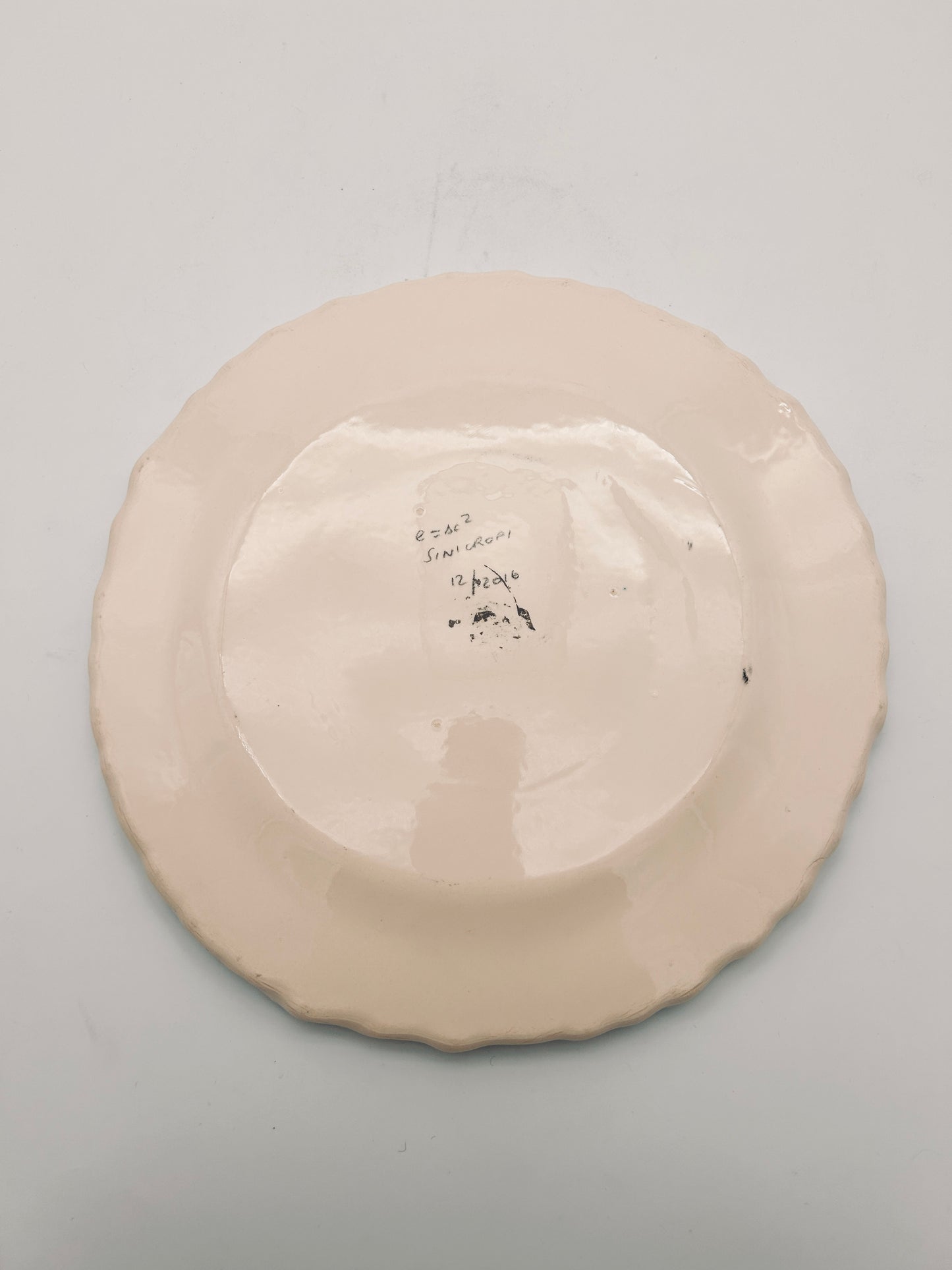 Plat de présentation, E=X2, Sinicropi, 2016