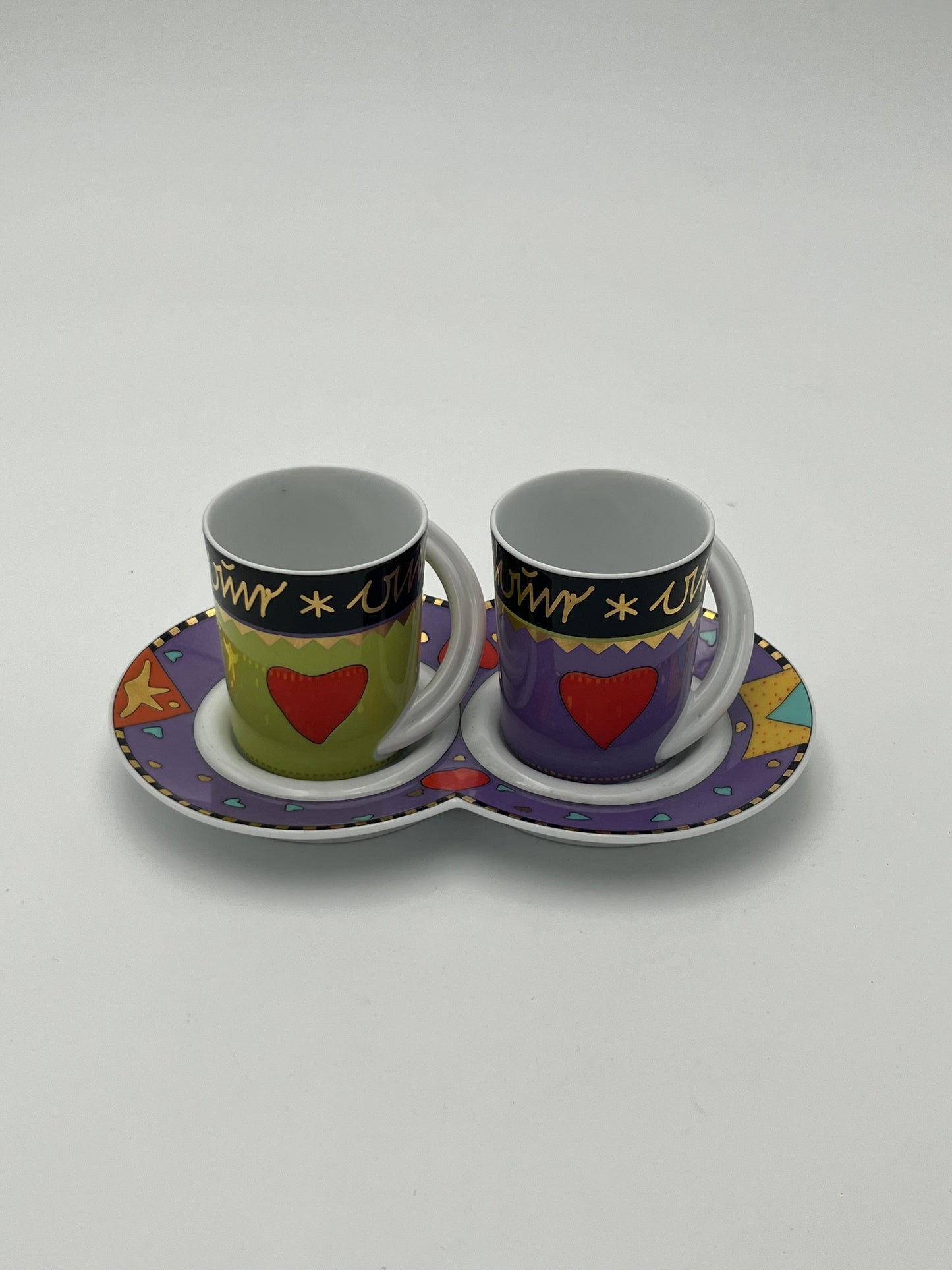 Tasses à Café 'Cupola' Love cups Rosenthal, K. Marzahn, Allemagne, 80s