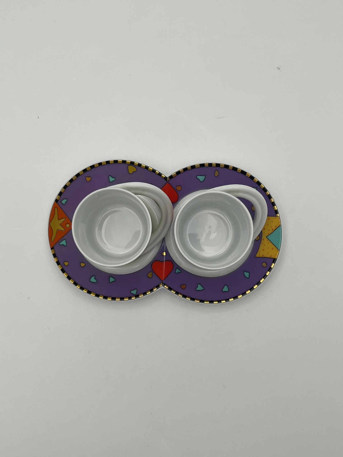 Tasses à Café 'Cupola' Love cups Rosenthal, K. Marzahn, Allemagne, 80s
